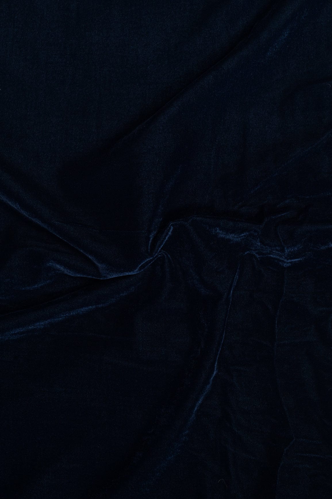 doeraa Plain Fabrics Navy Blue Micro Velvet 9000