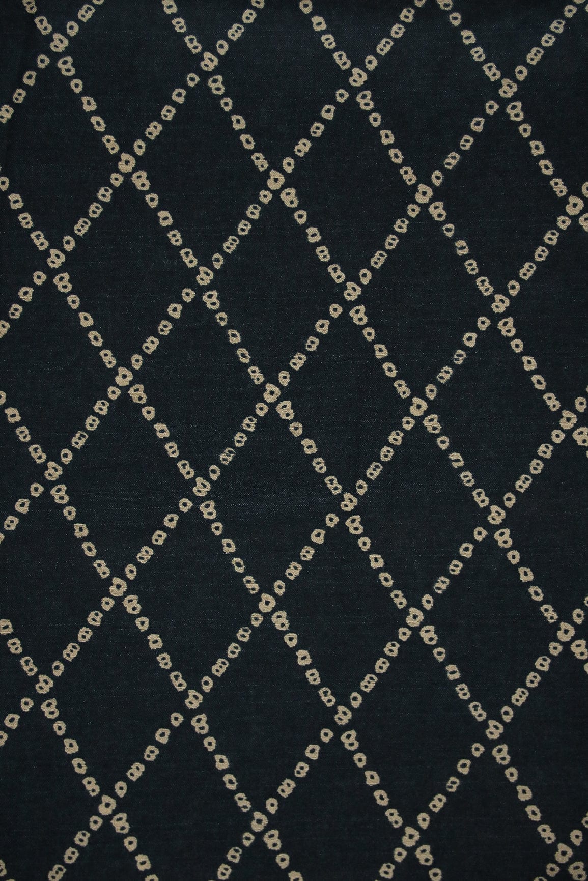 doeraa Prints Aesthetic Black Digital Print on Tussar Satin Fabric