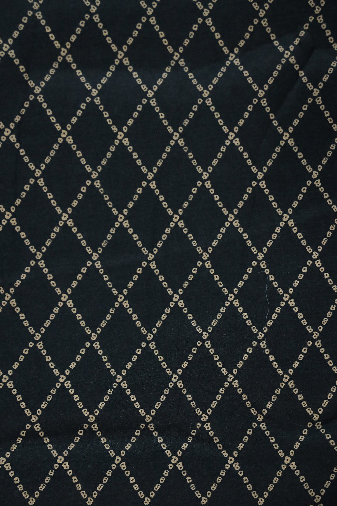 doeraa Prints Aesthetic Black Digital Print on Tussar Satin Fabric