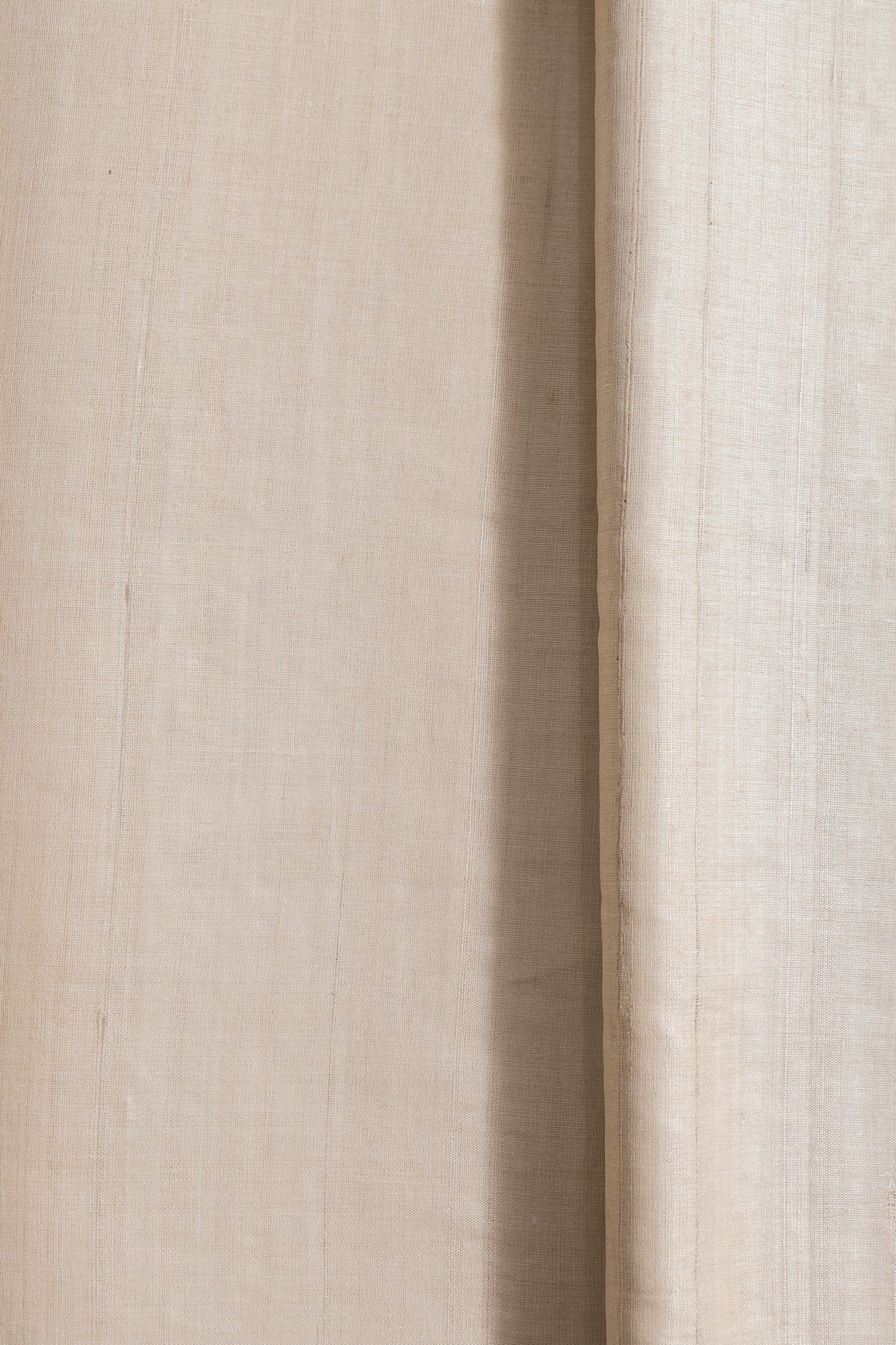 Cream Pure Tussar Silk Fabric