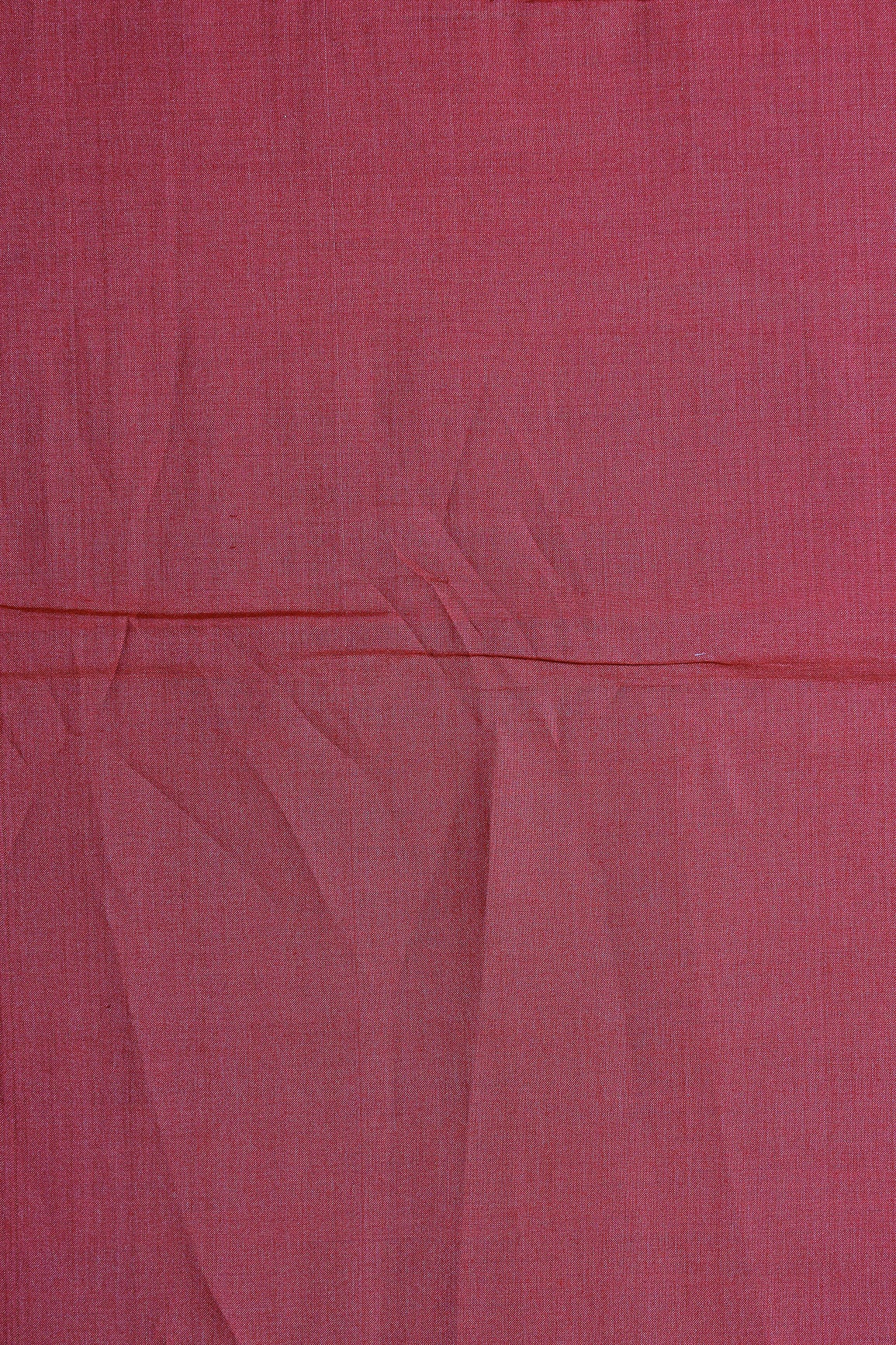 Red Pure Bamboo Silk Fabric