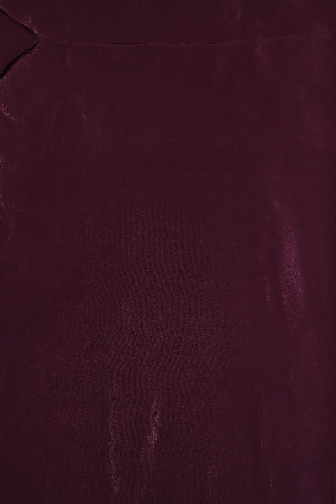 Wine Dyed Pure Crepe Fabric