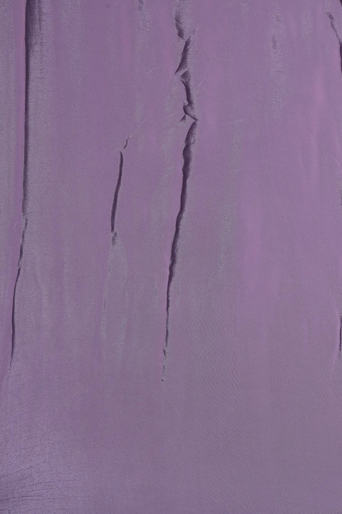 Lilac Dyed Pure Crepe Fabric