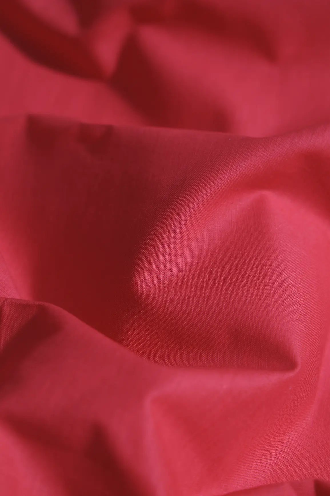 Red Dyed Pure Cotton Fabric
