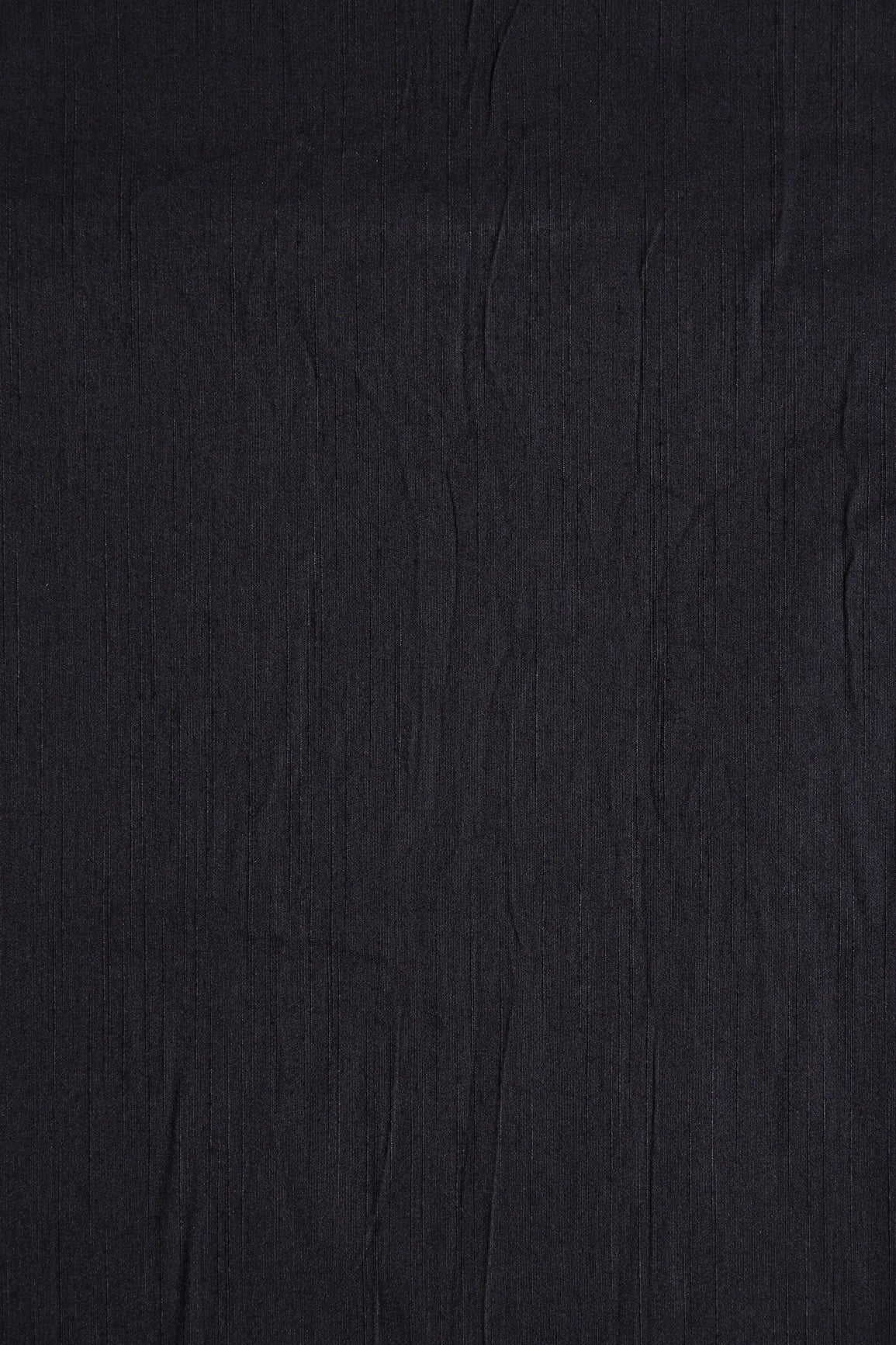 Black Raw Silk Fabric - doeraa