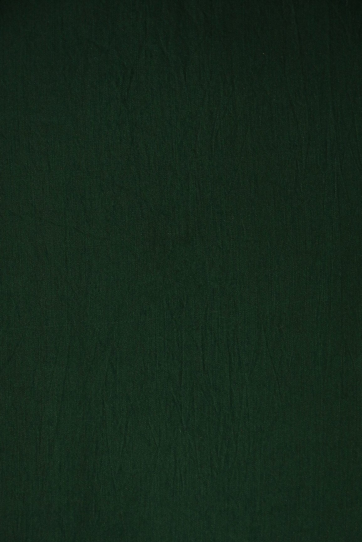 Bottle Green Raw Silk Fabric - doeraa