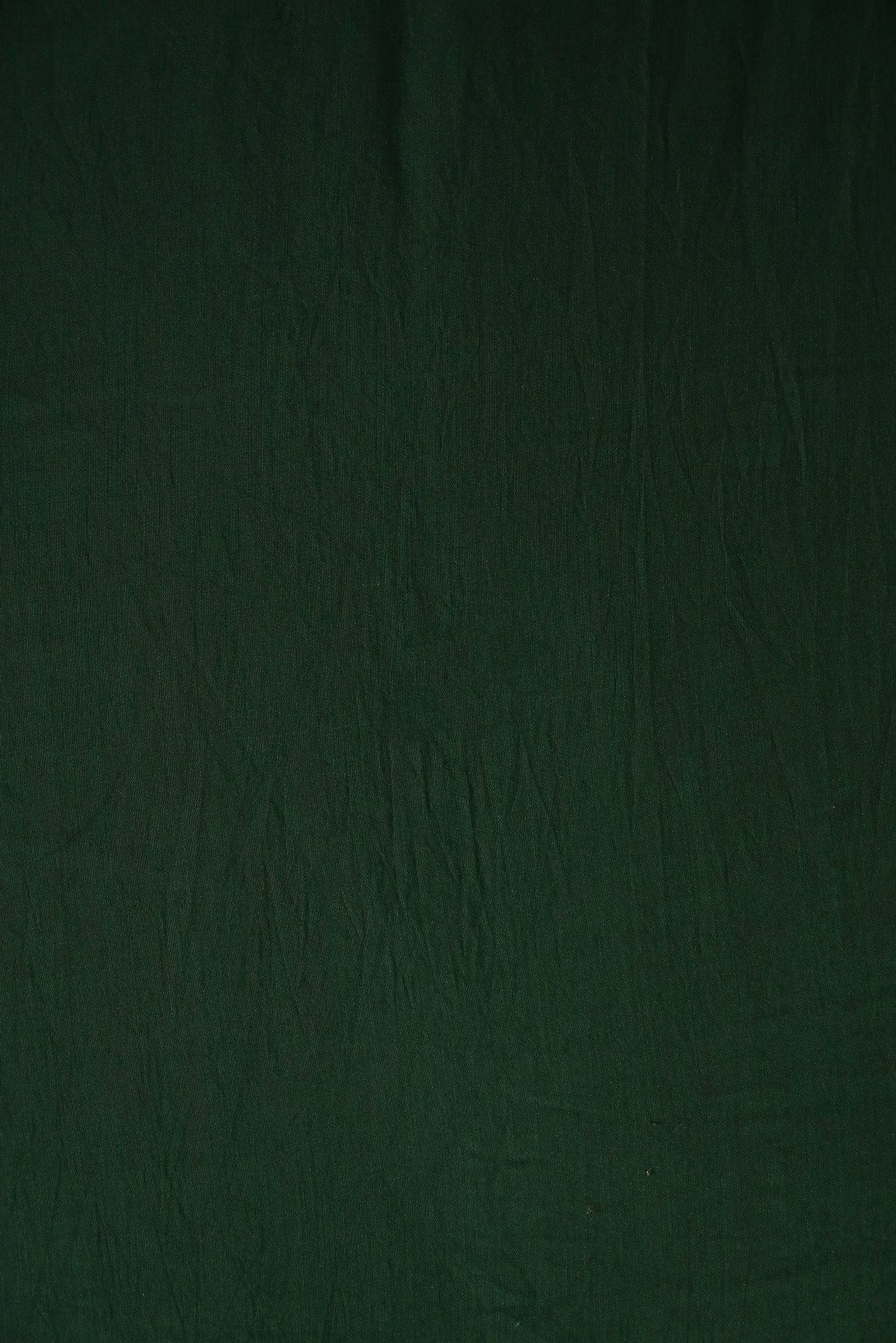 Bottle Green Raw Silk Fabric - doeraa