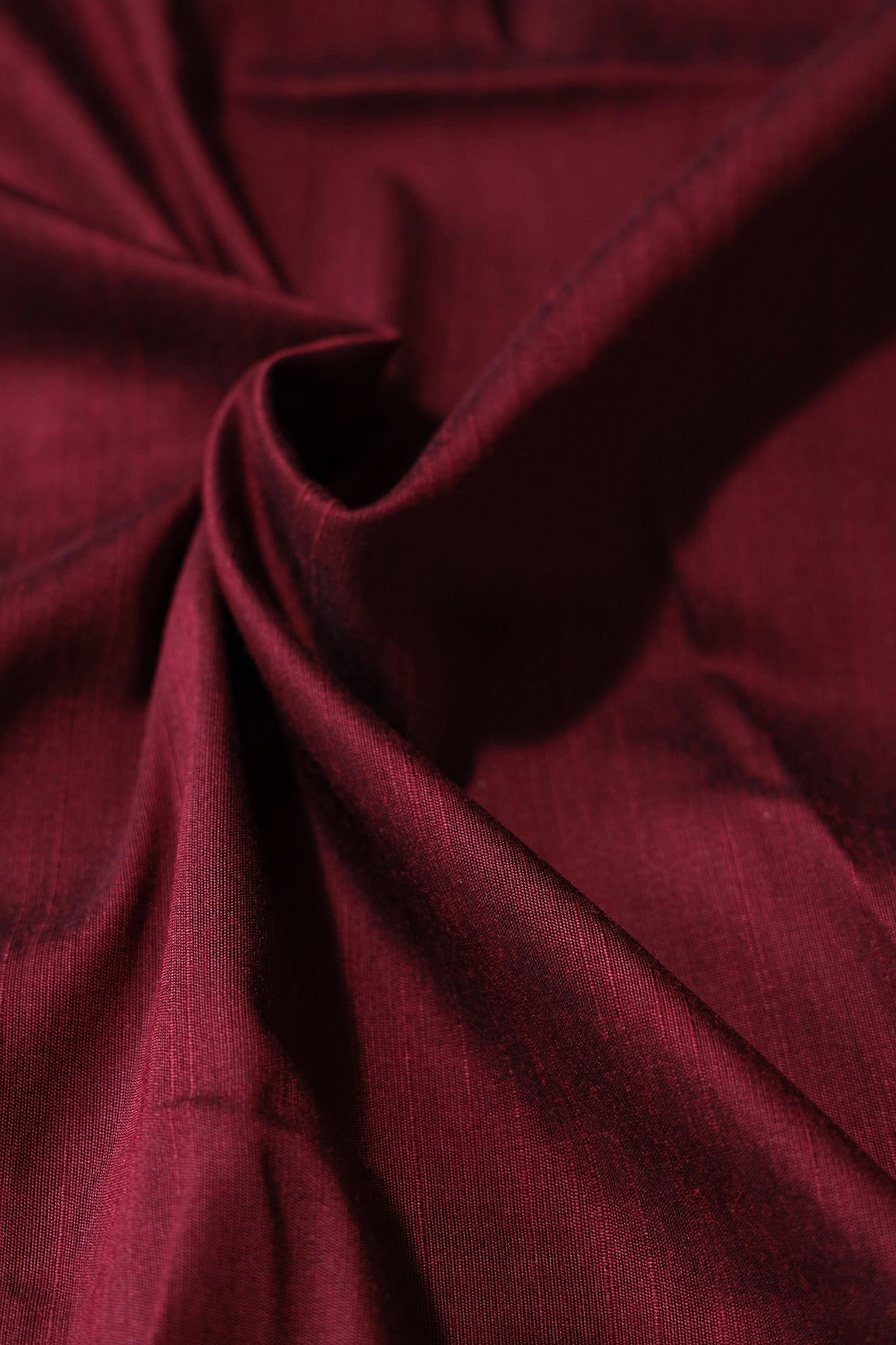 Burgundy Raw Silk Fabric - doeraa