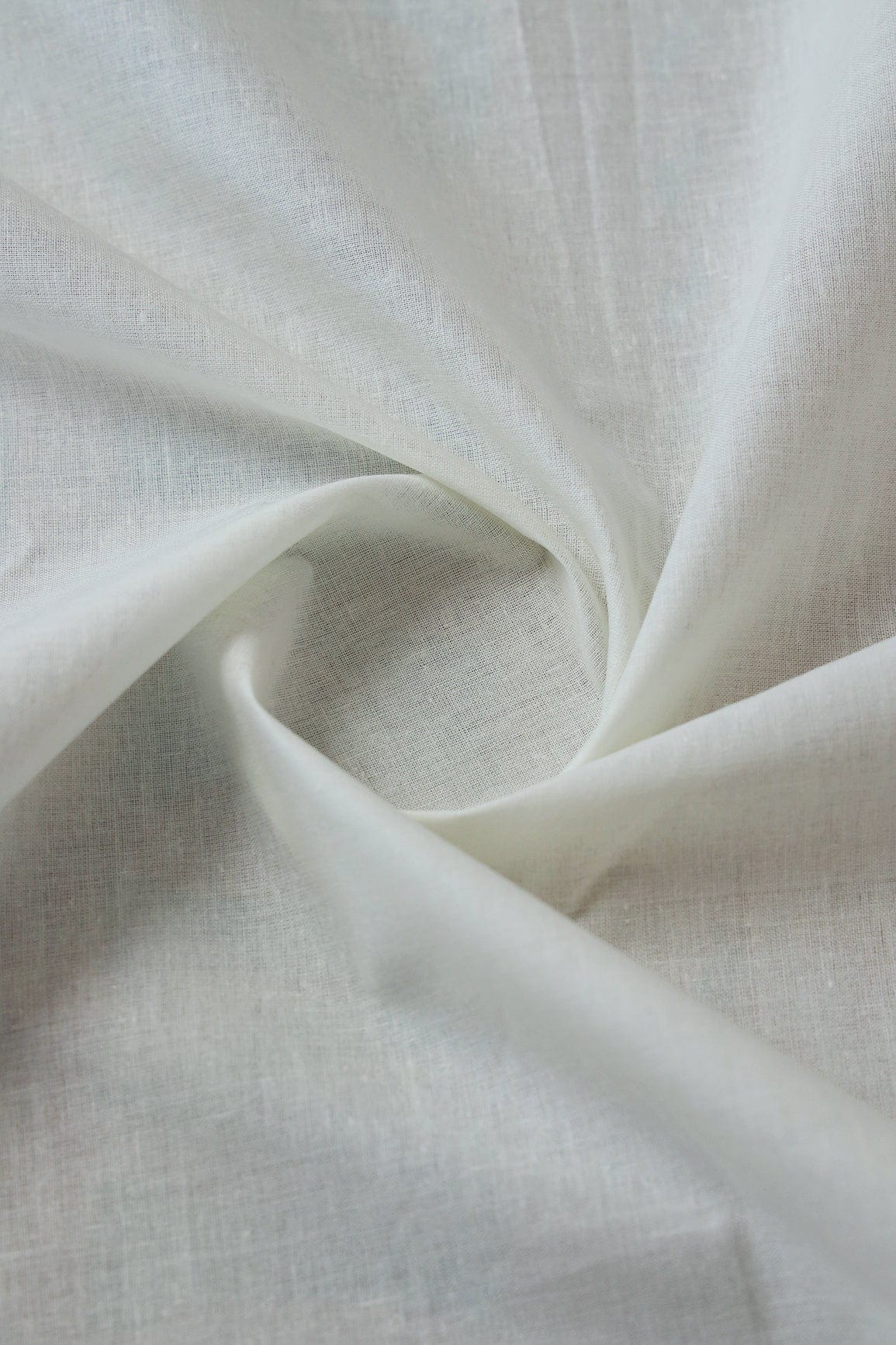 Cream Dyed Pure Cotton Fabric - doeraa