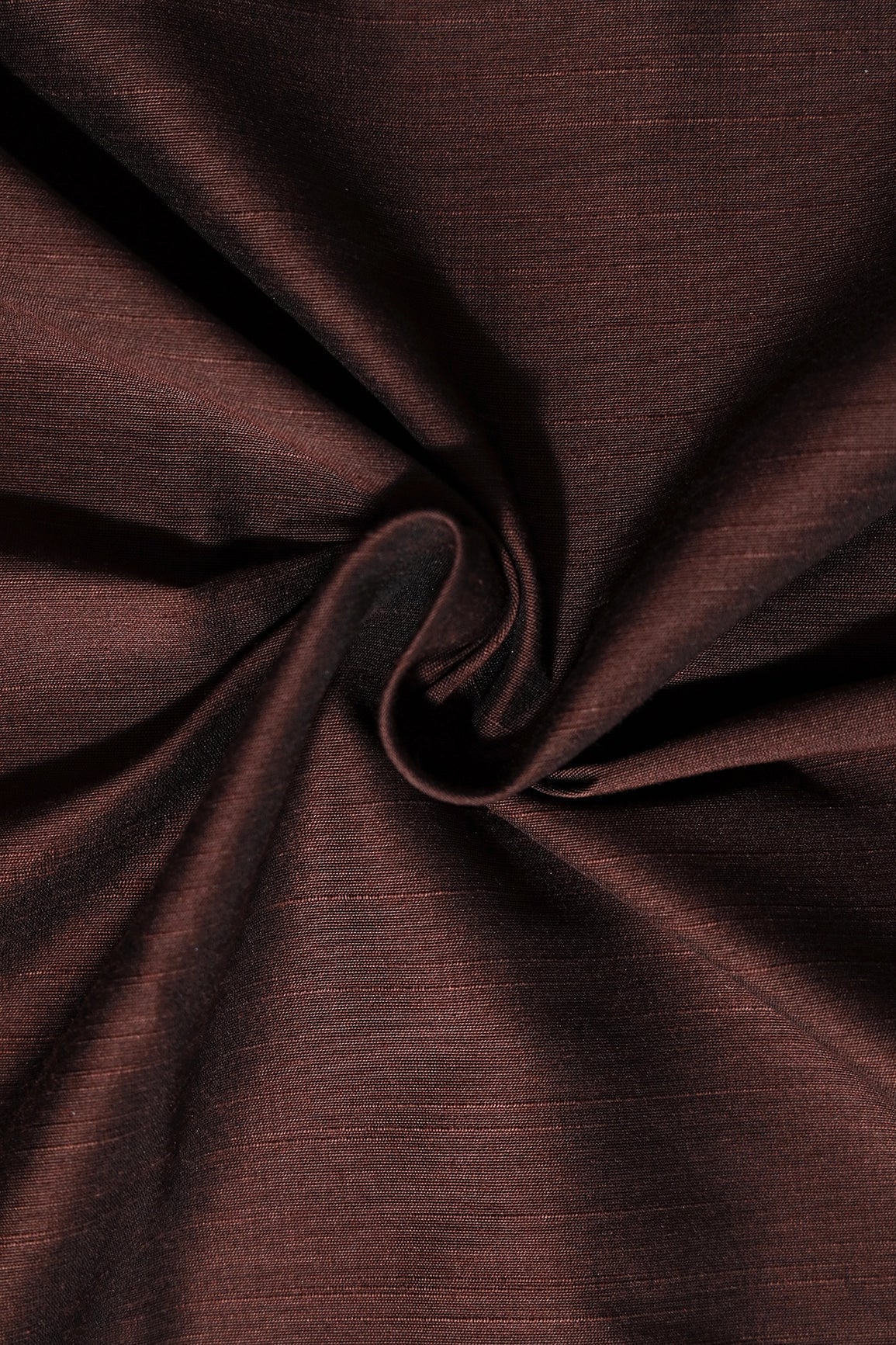 Dark Brown Raw Silk Fabric - doeraa