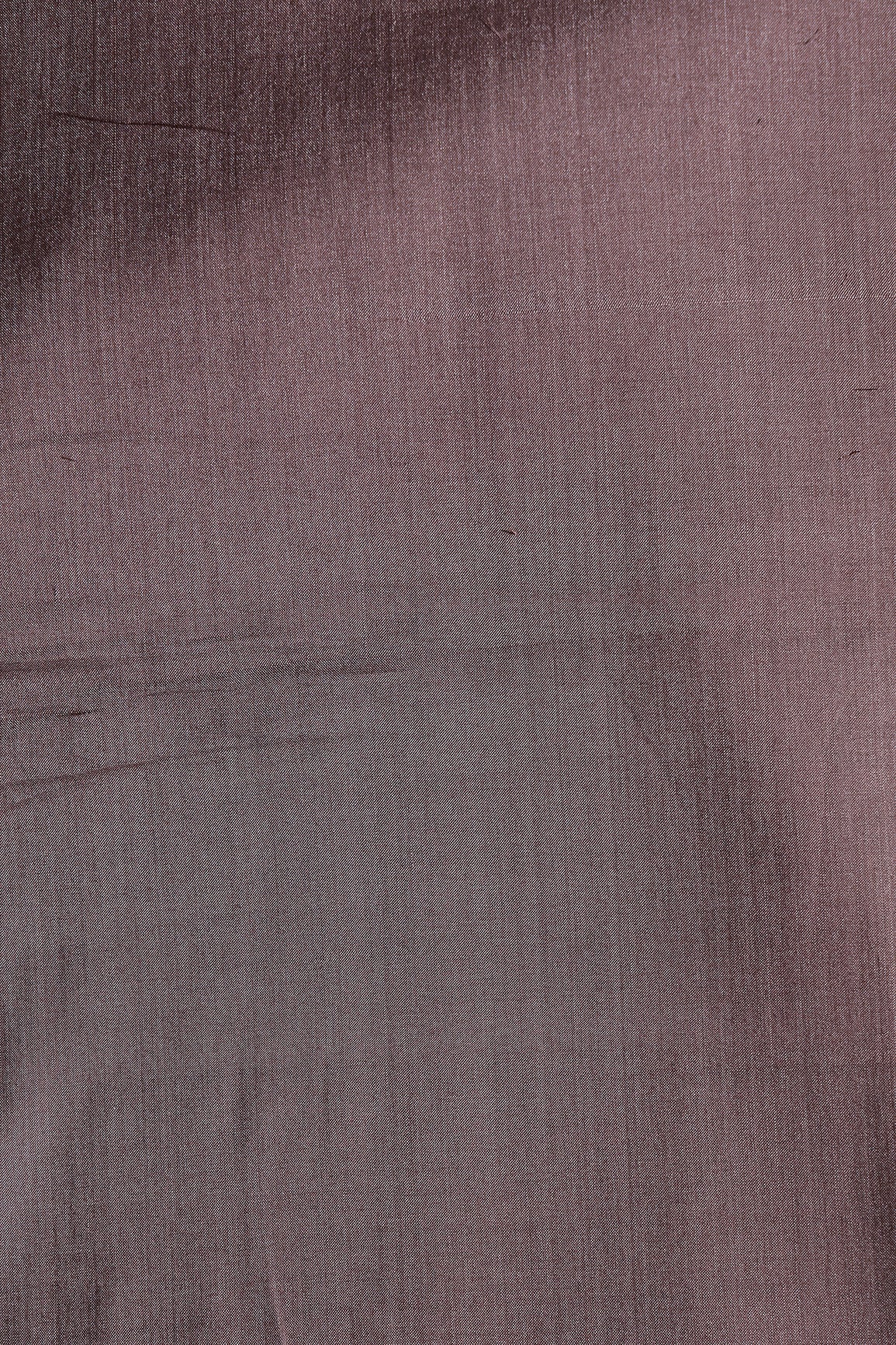 Dark Coffee Pure Bamboo Silk Fabric - doeraa