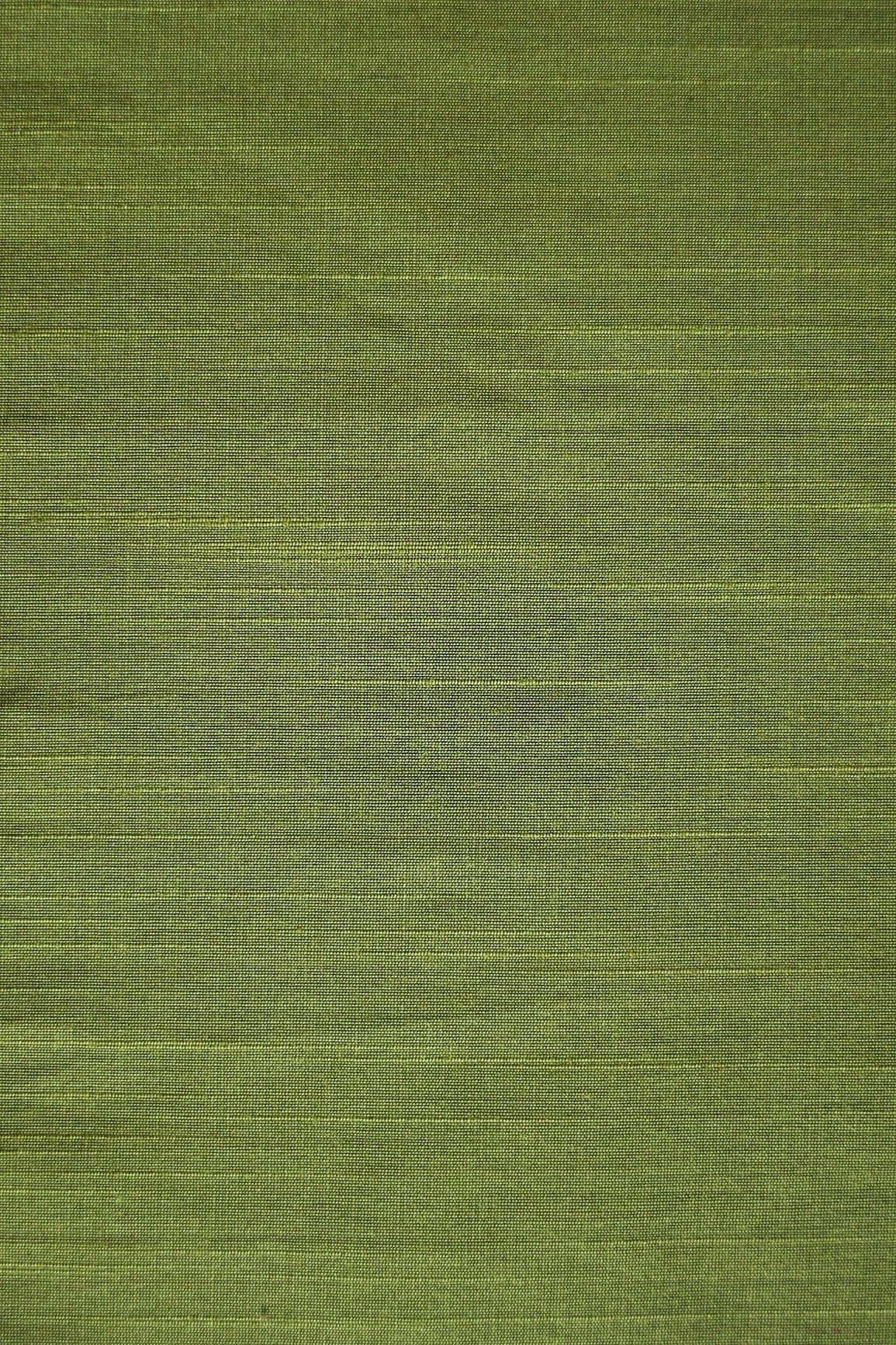 Dark Olive Raw Silk Fabric - doeraa