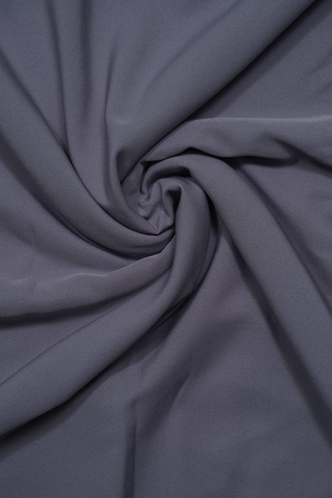 Grey Dyed Crepe Fabric - doeraa