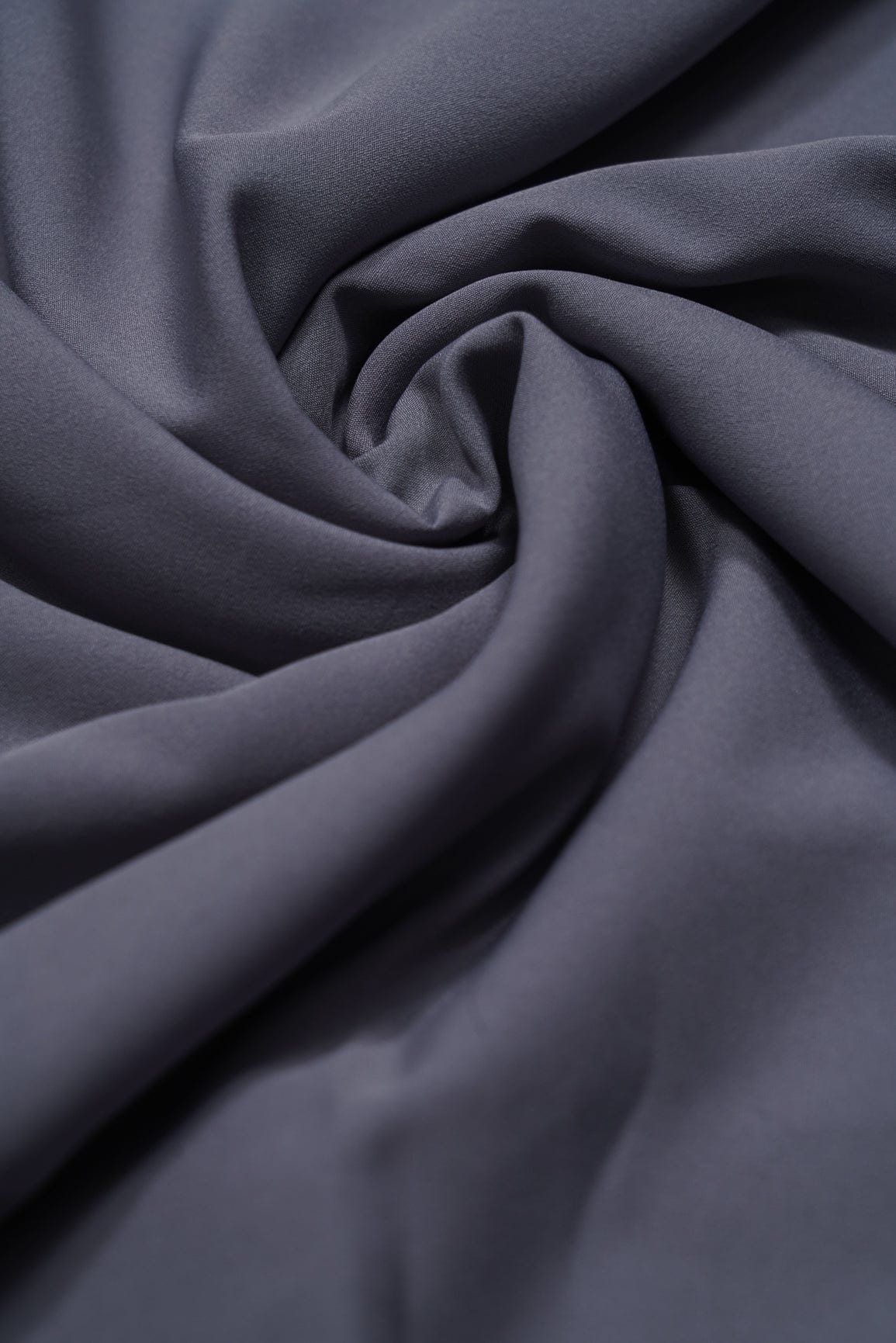 Grey Dyed Crepe Fabric - doeraa