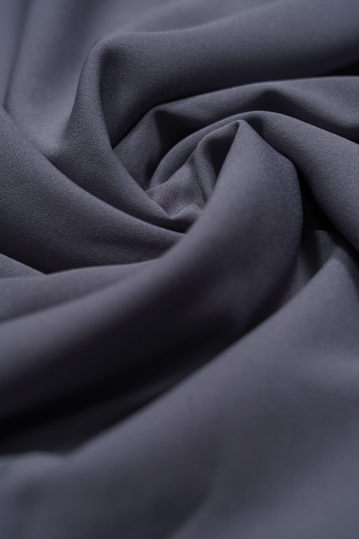 Grey Dyed Crepe Fabric - doeraa