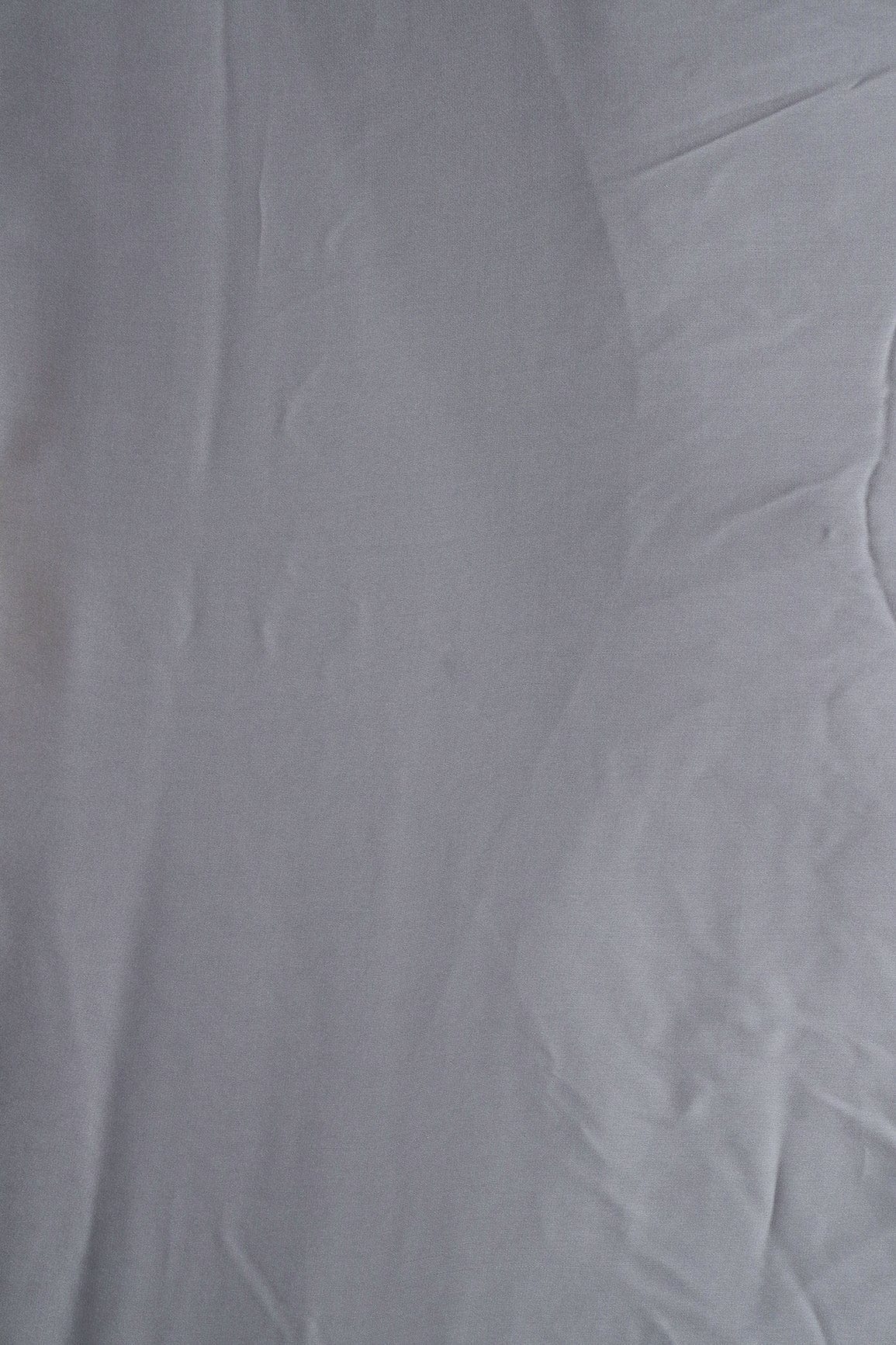 Grey Dyed Georgette Satin Fabric - doeraa