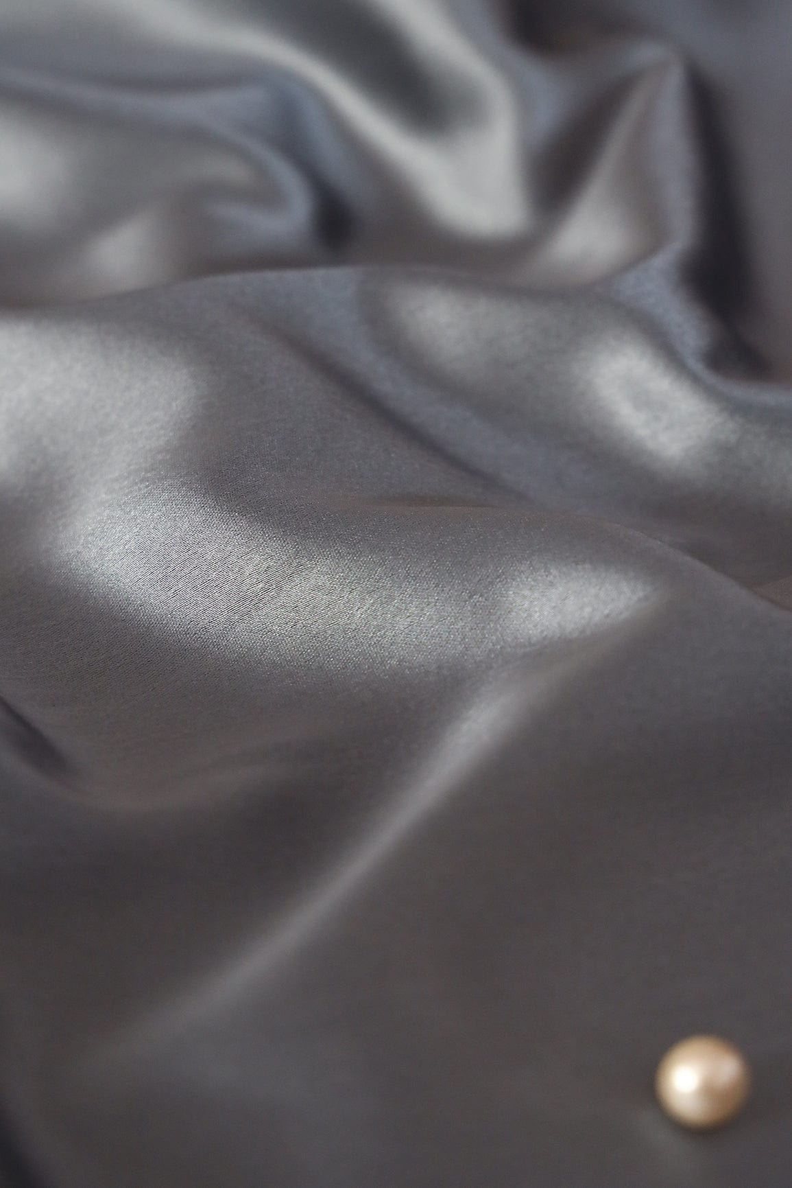 Grey Dyed Satin - doeraa