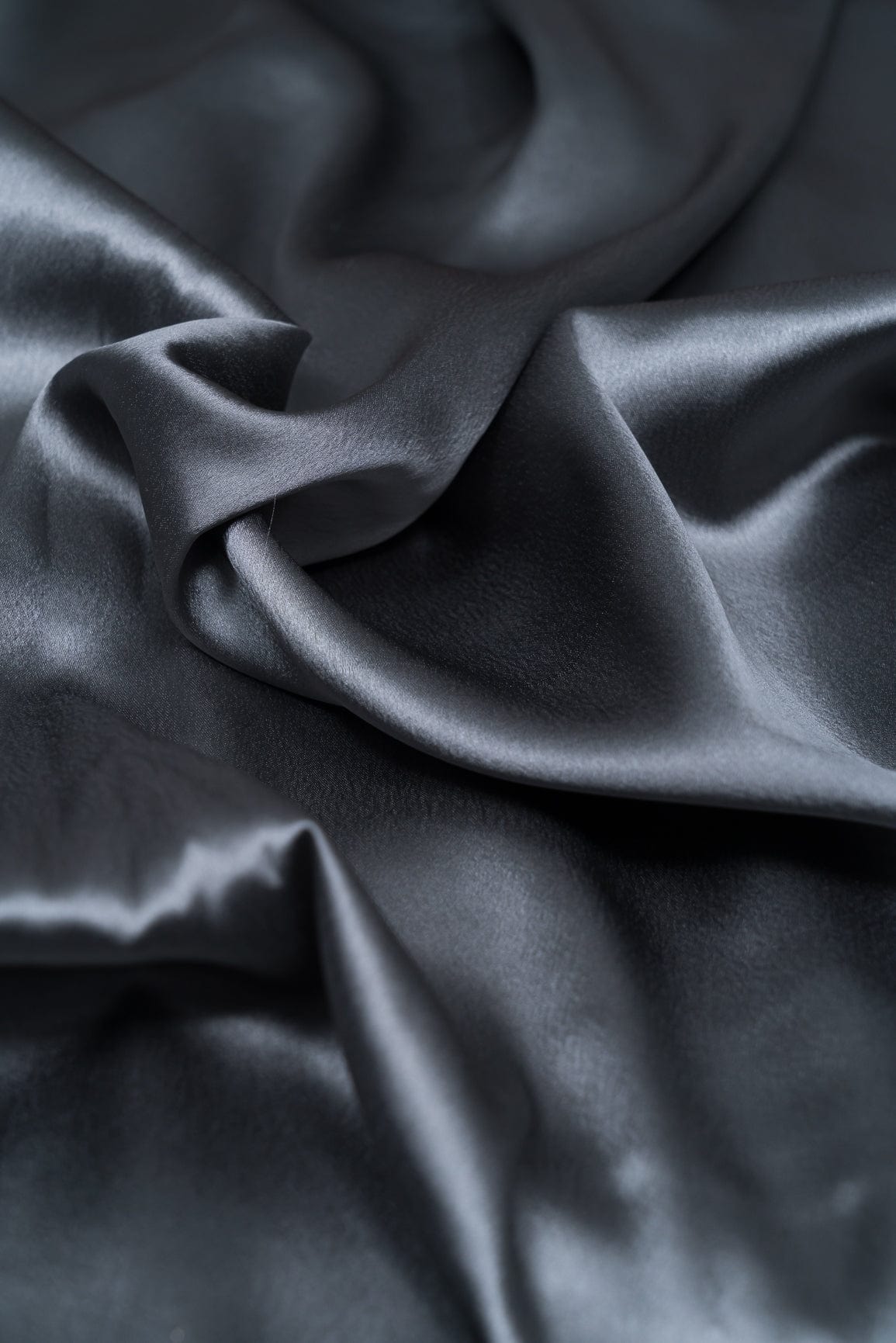 Grey Dyed Satin - doeraa