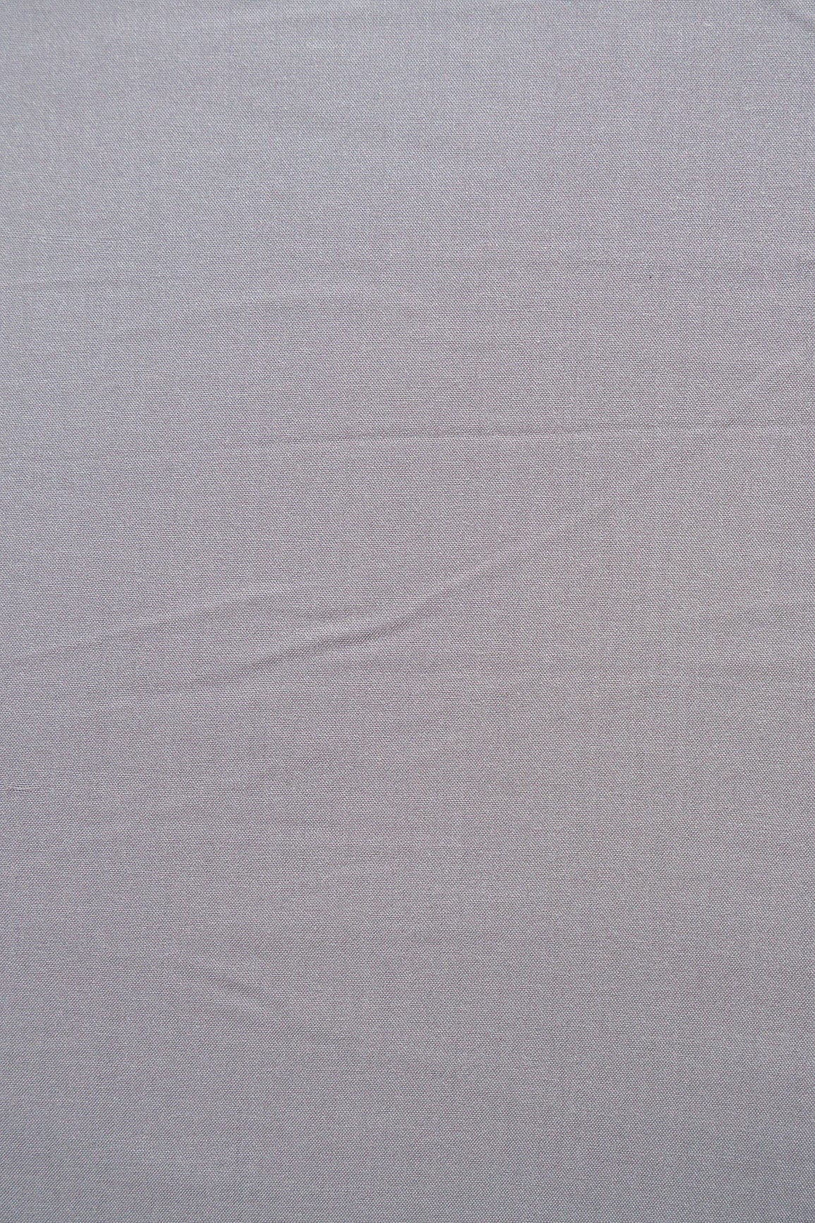 Light Grey Dyed Pure Viscose Muslin Fabric - doeraa