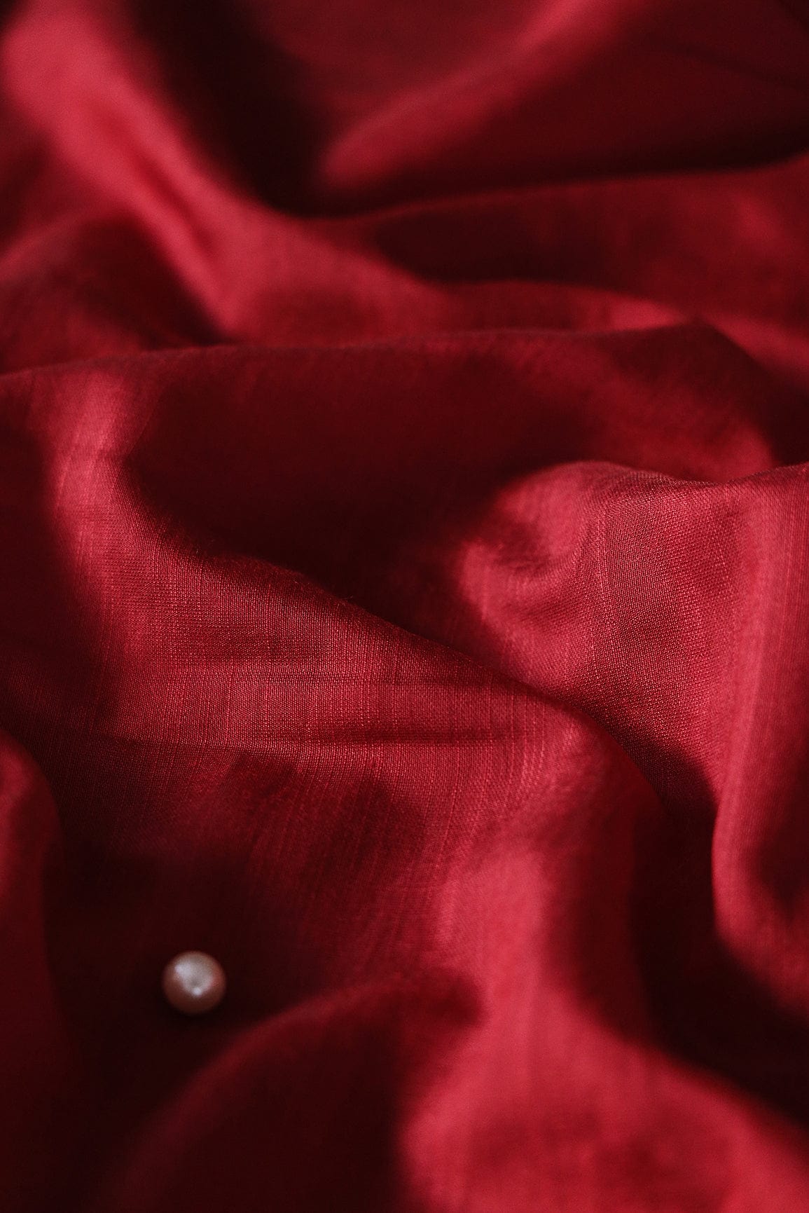 Maroon Raw Silk Fabric - doeraa