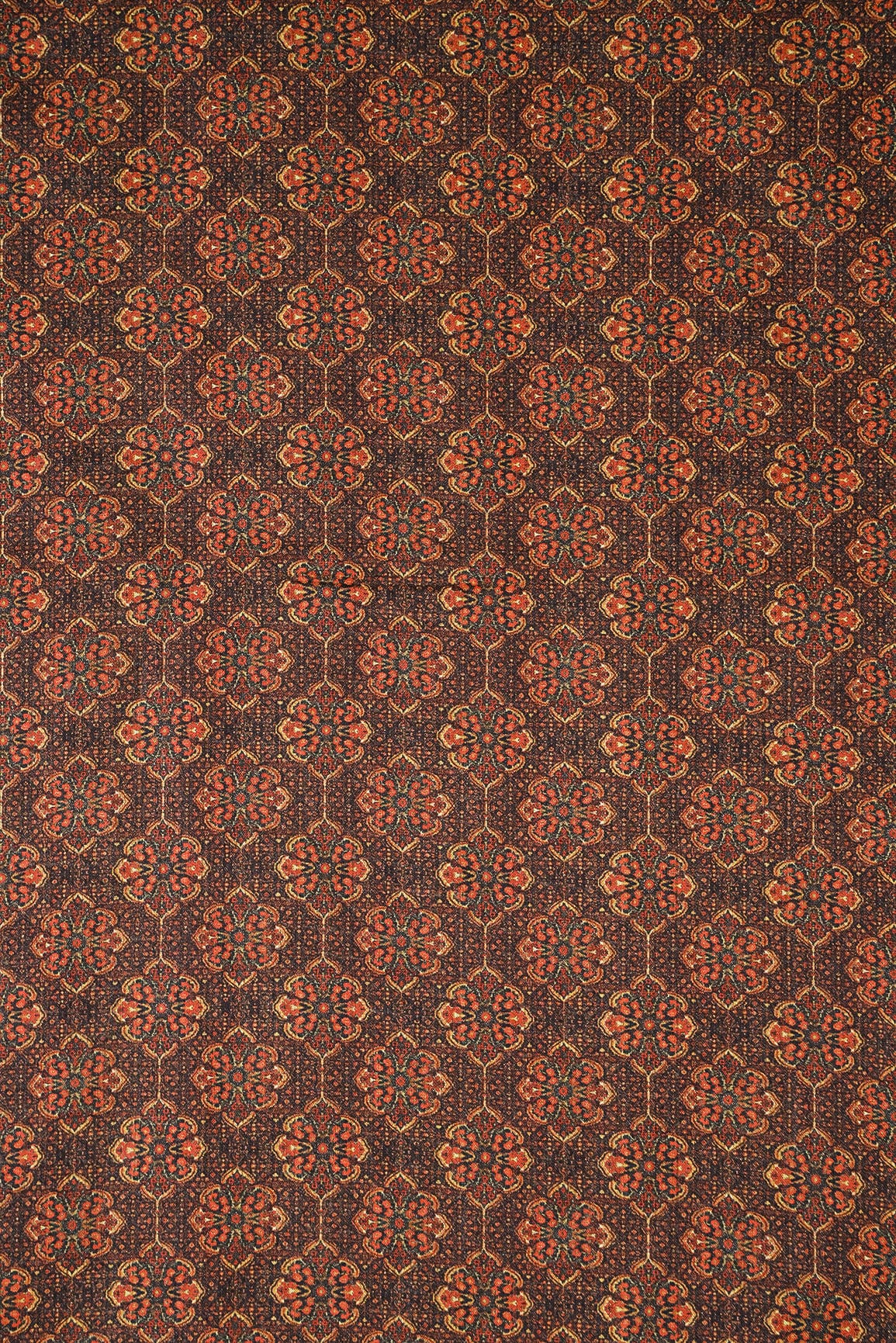 Multi Colour Elegant Digital Print on Silk Fabric - doeraa