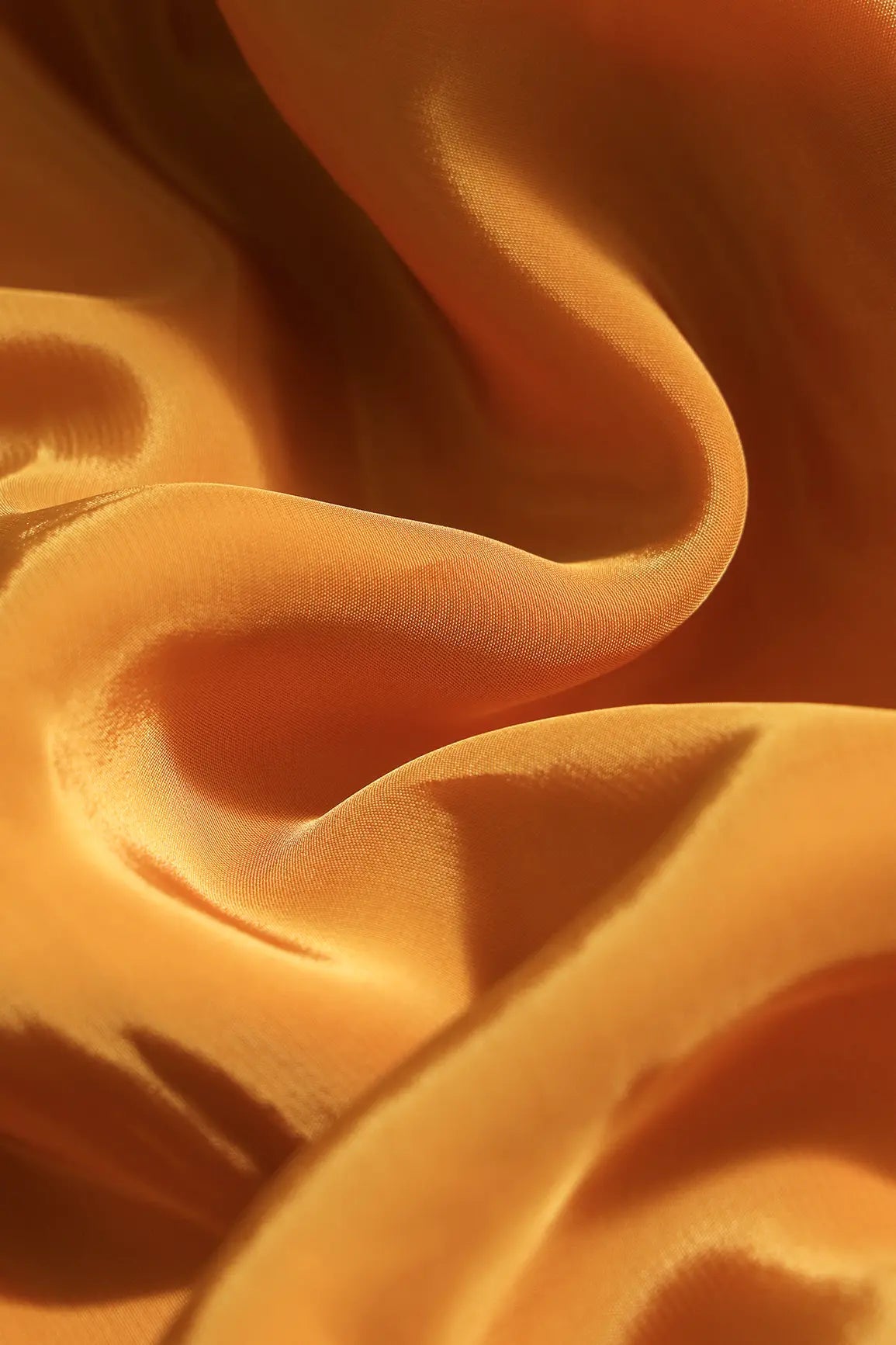 Mustard Dyed Pure Crepe Fabric - doeraa