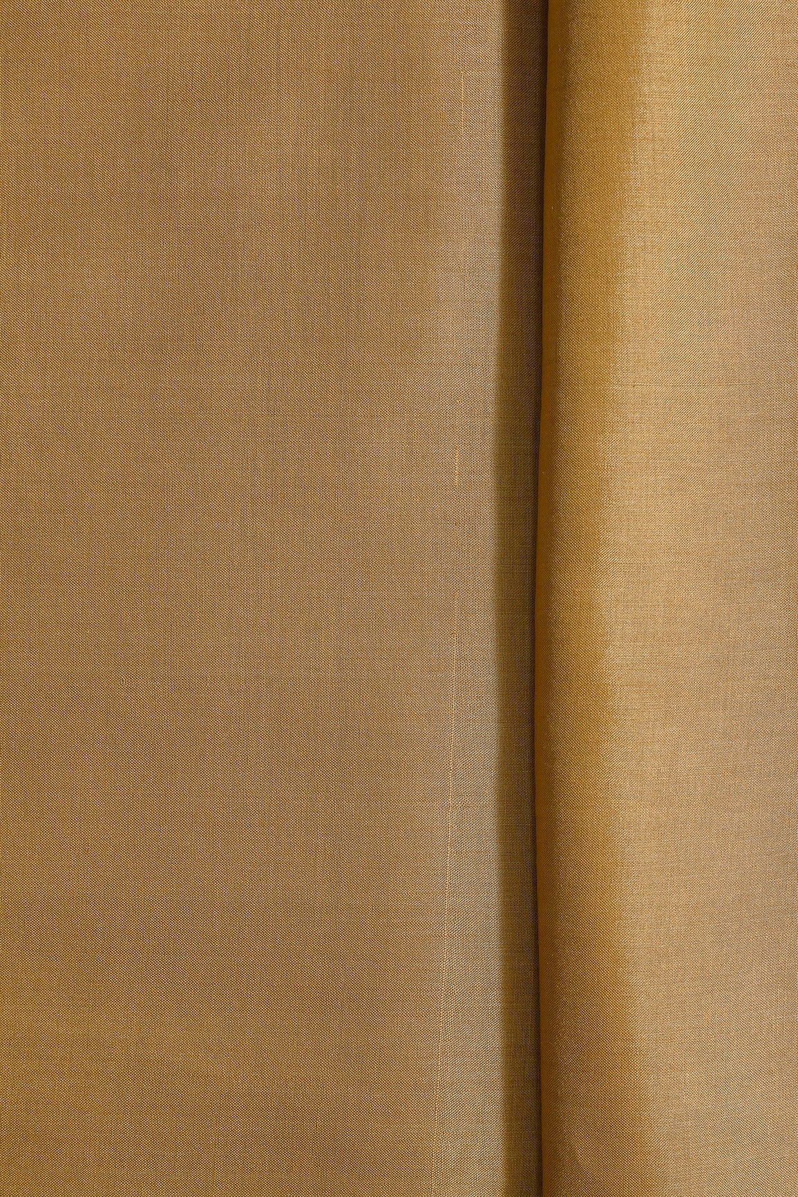 Mustard Pure Bamboo Silk Fabric - doeraa