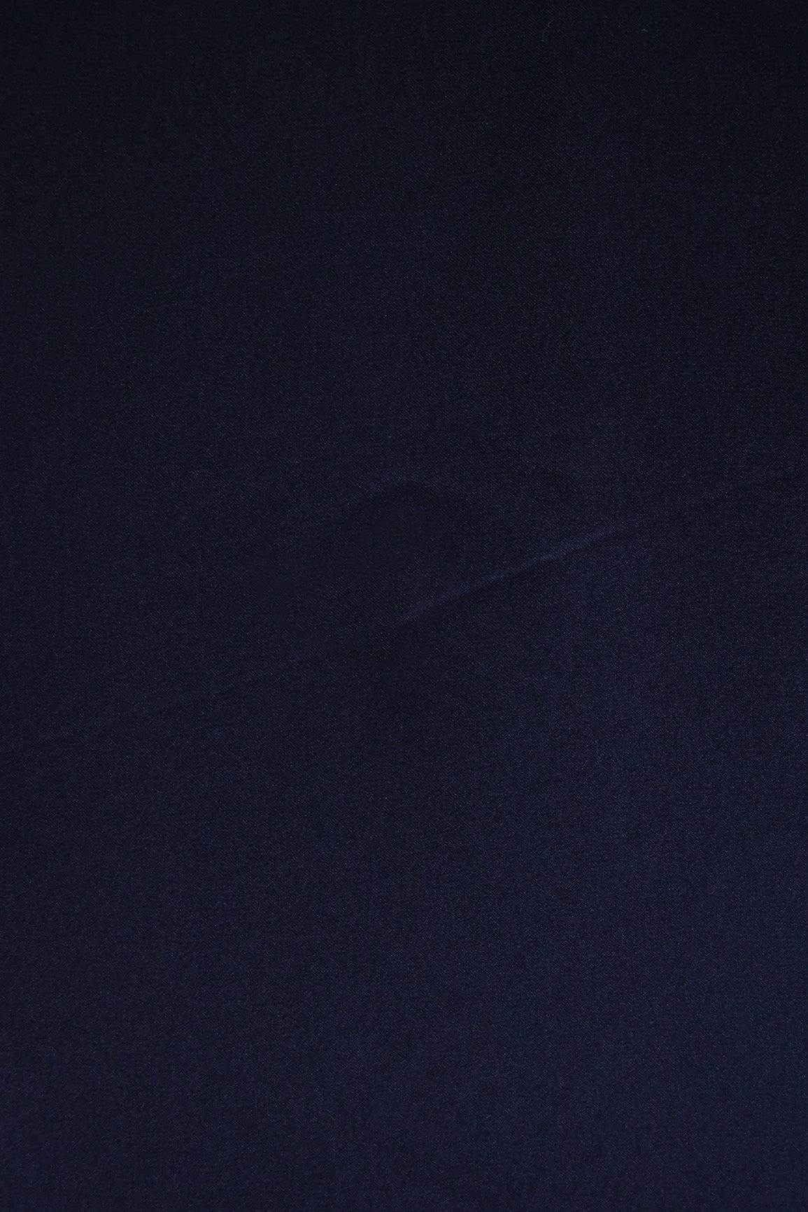 Navy Blue Dyed Georgette Satin Fabric - doeraa