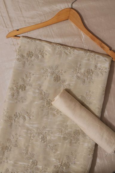 Off White Saree set (2 Piece)