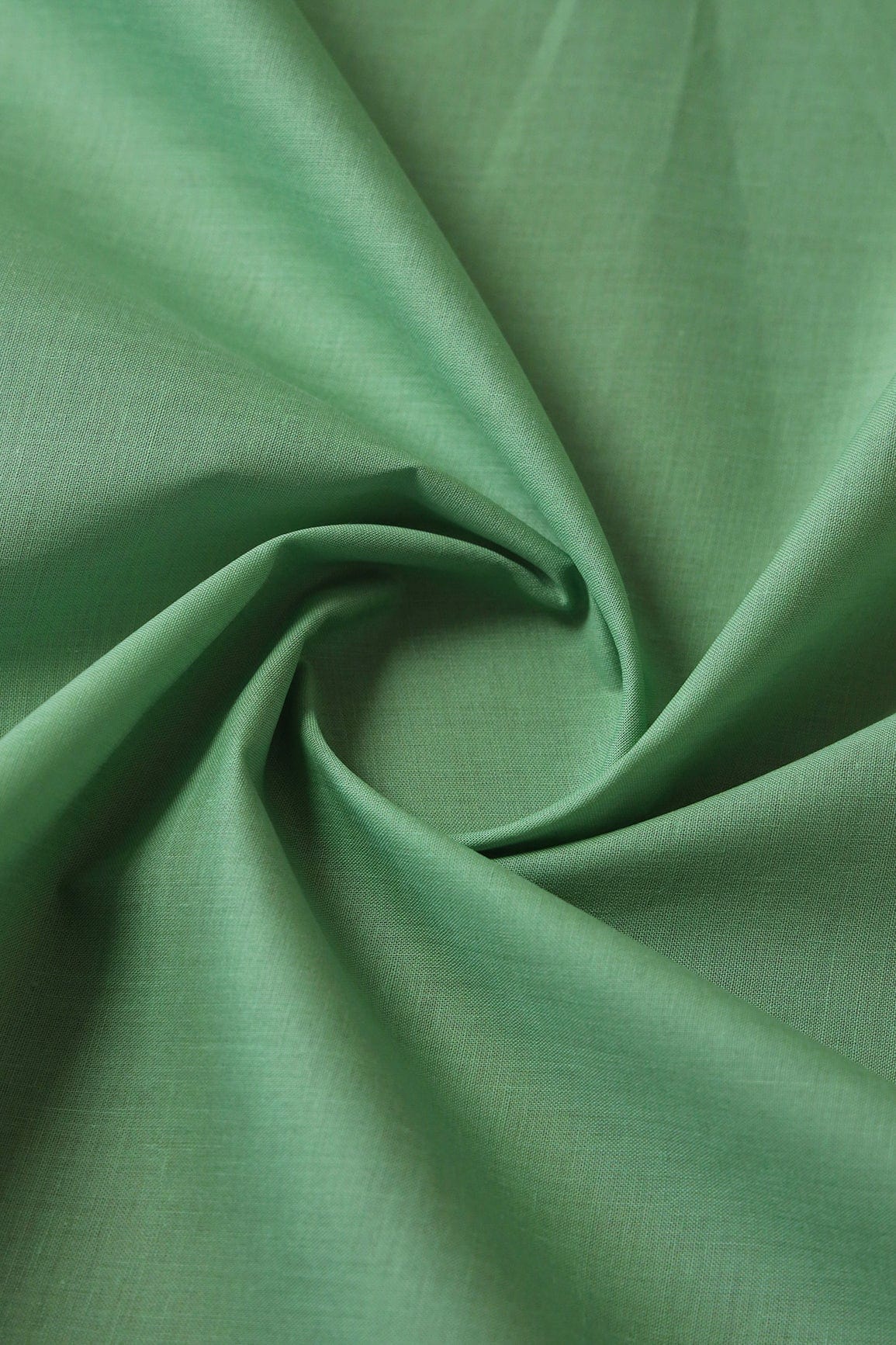 Olive Dyed Pure Cotton Fabric - doeraa