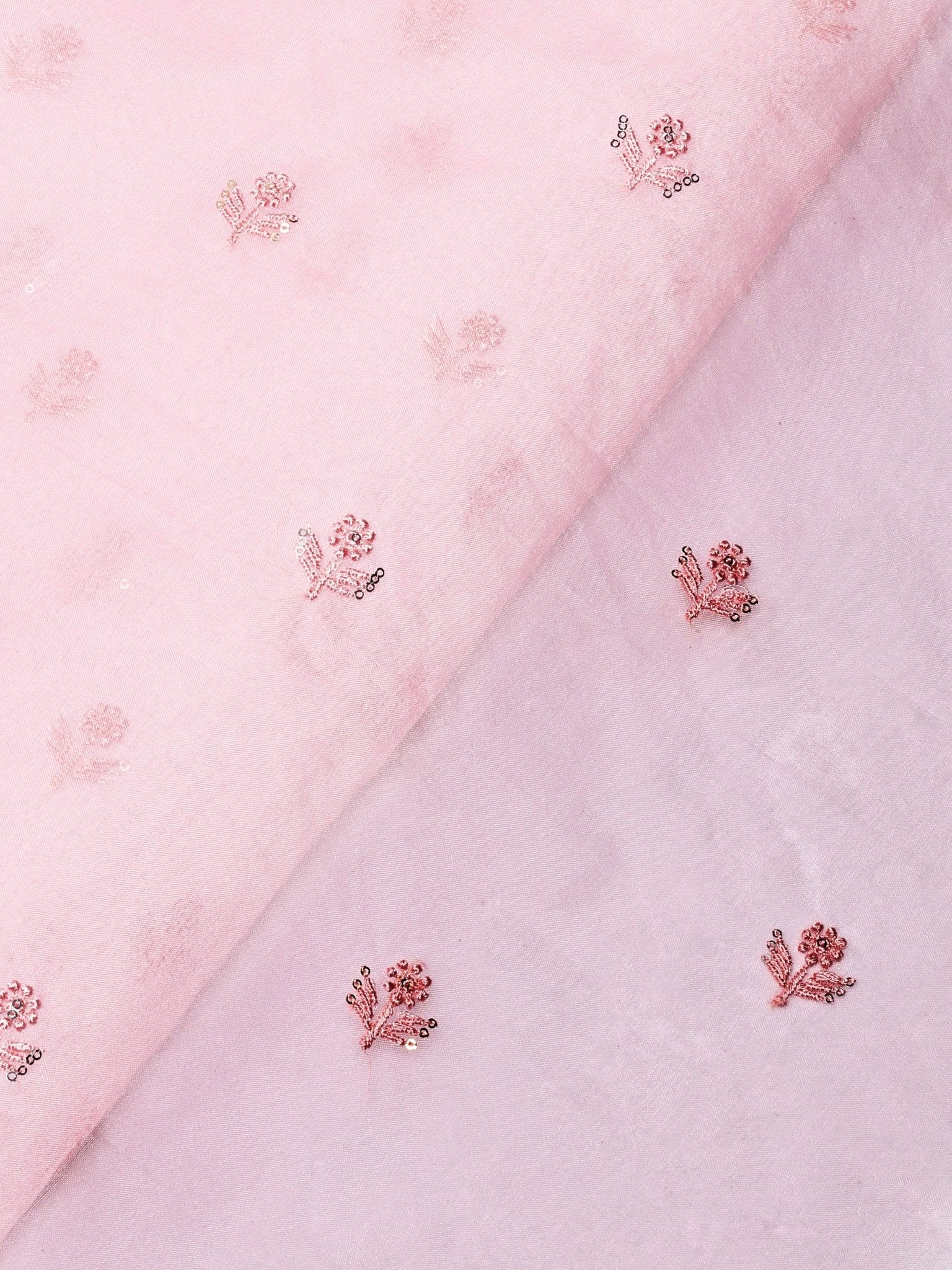 Pink Saree Set (2 Piece) - doeraa