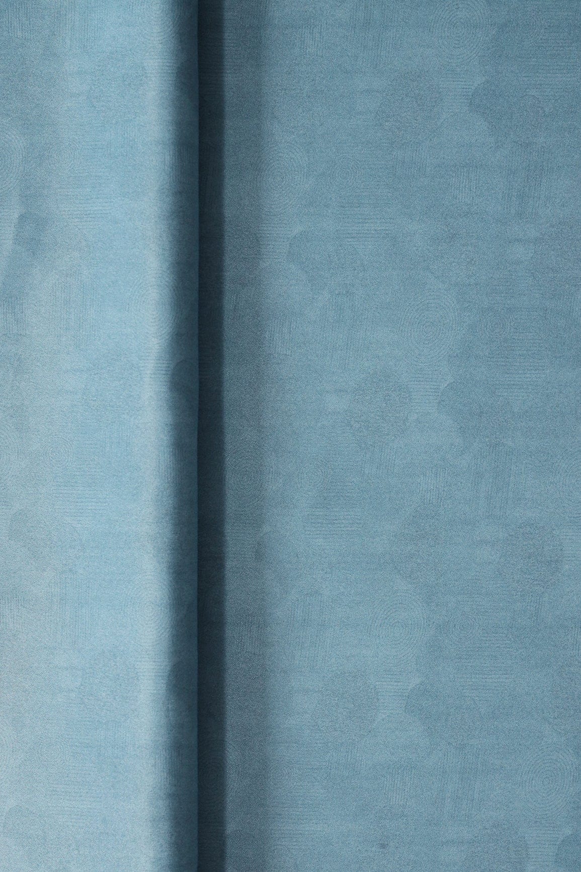 doeraa Prints Pastel Blue Texture Pattern Digital Print On French Crepe Fabric