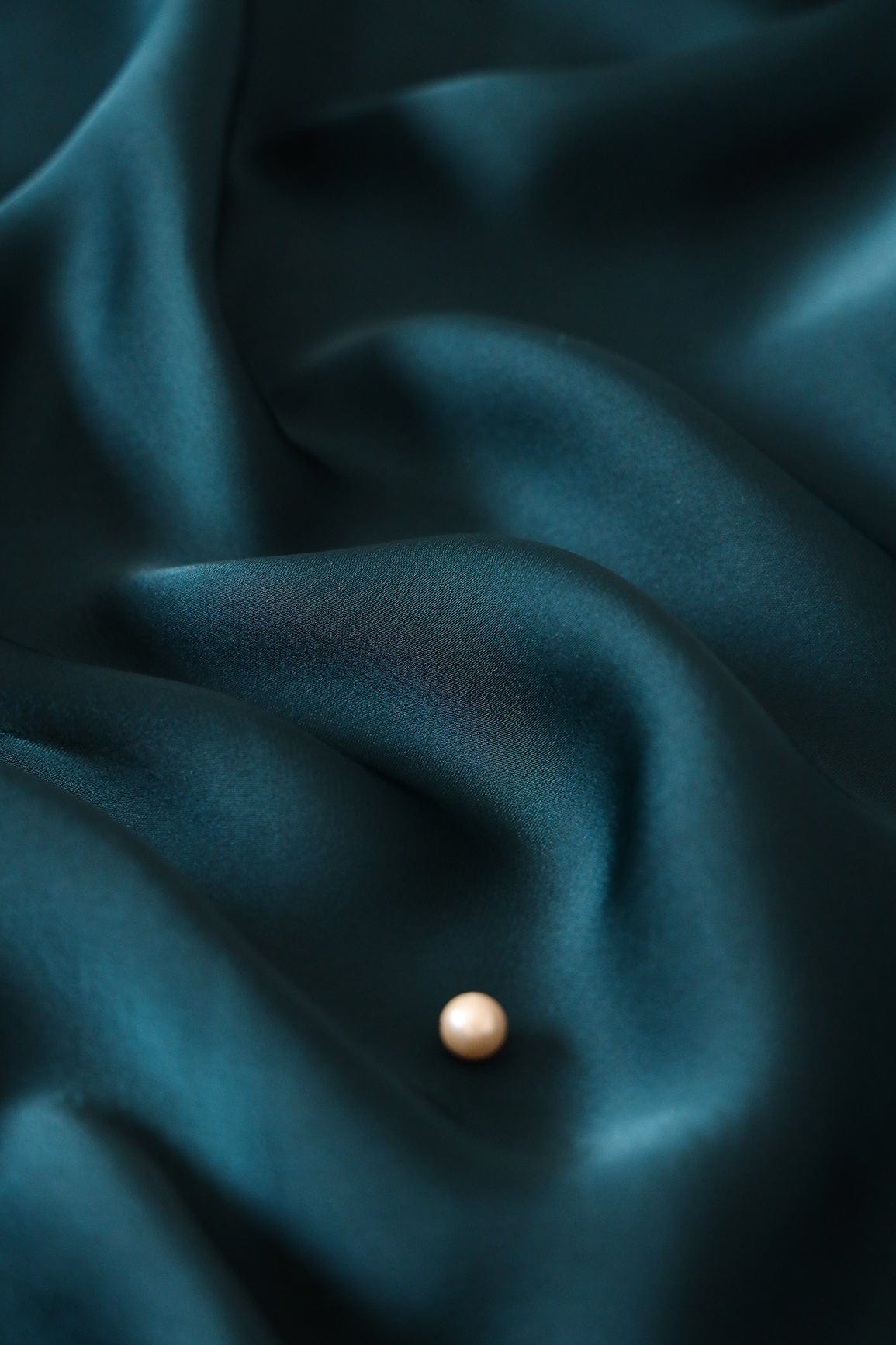 Rama Dyed Georgette Satin Fabric - doeraa