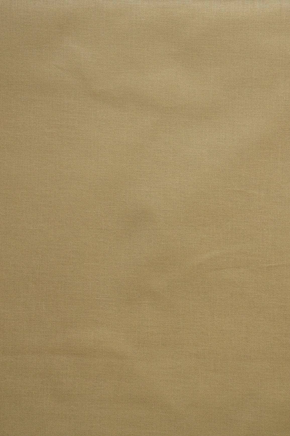 Sand Beige Dyed Pure Cotton Fabric - doeraa