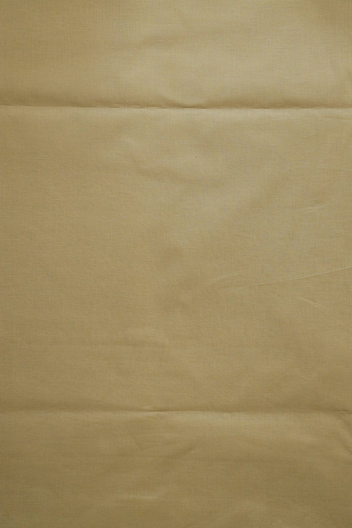 Sand Beige Dyed Pure Cotton Fabric - doeraa