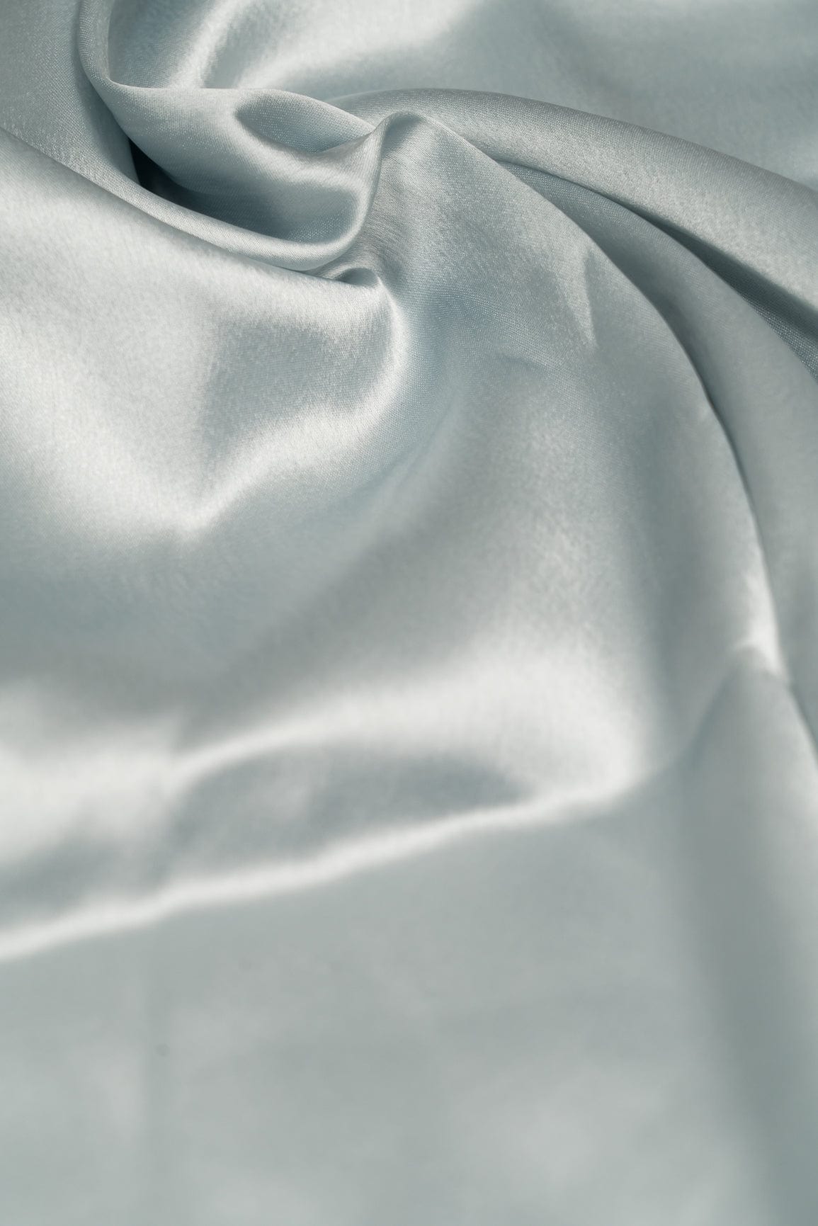 Steel Grey Dyed Satin - doeraa