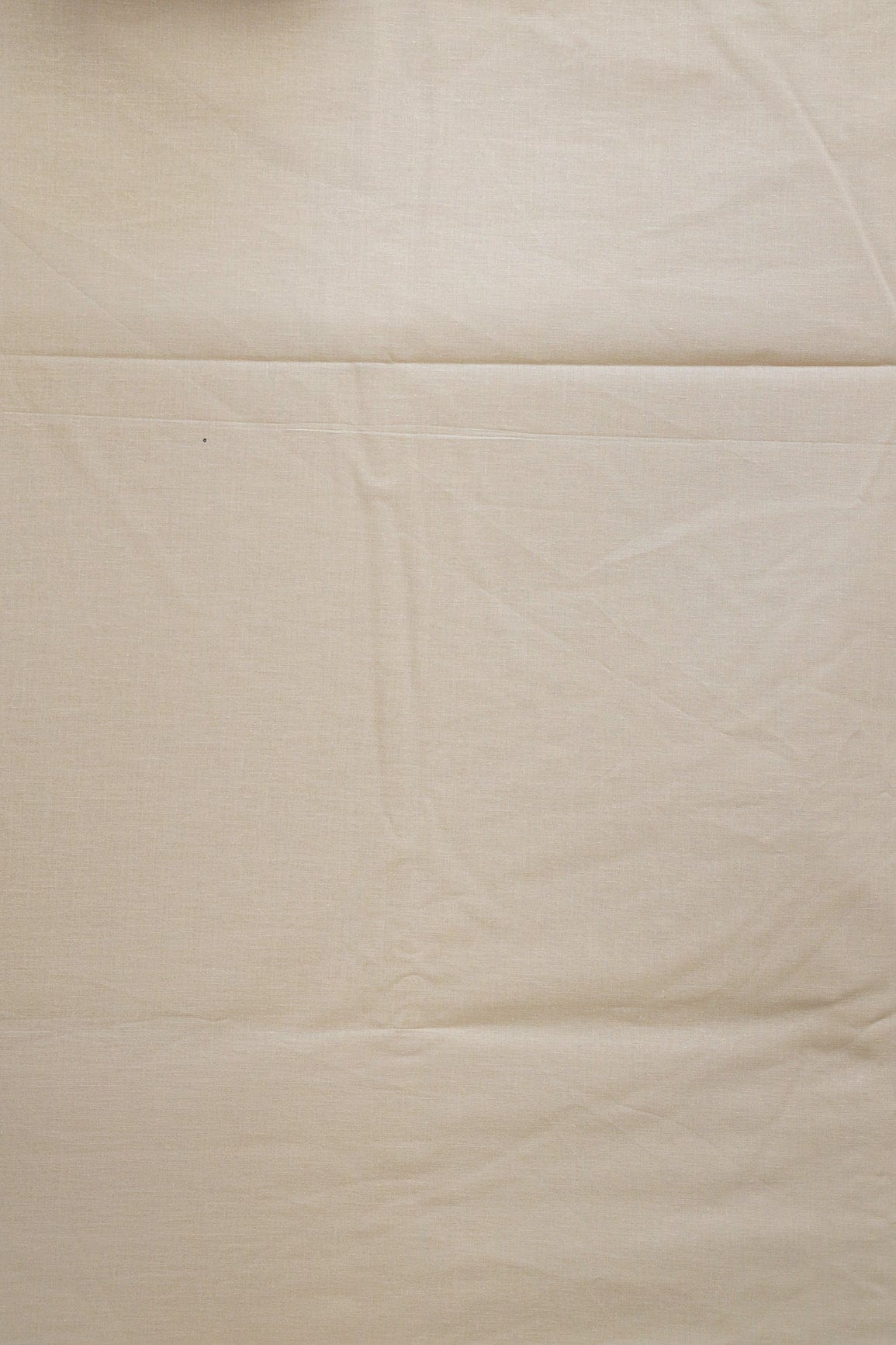 Tan Beige Dyed Pure Cotton Fabric - doeraa