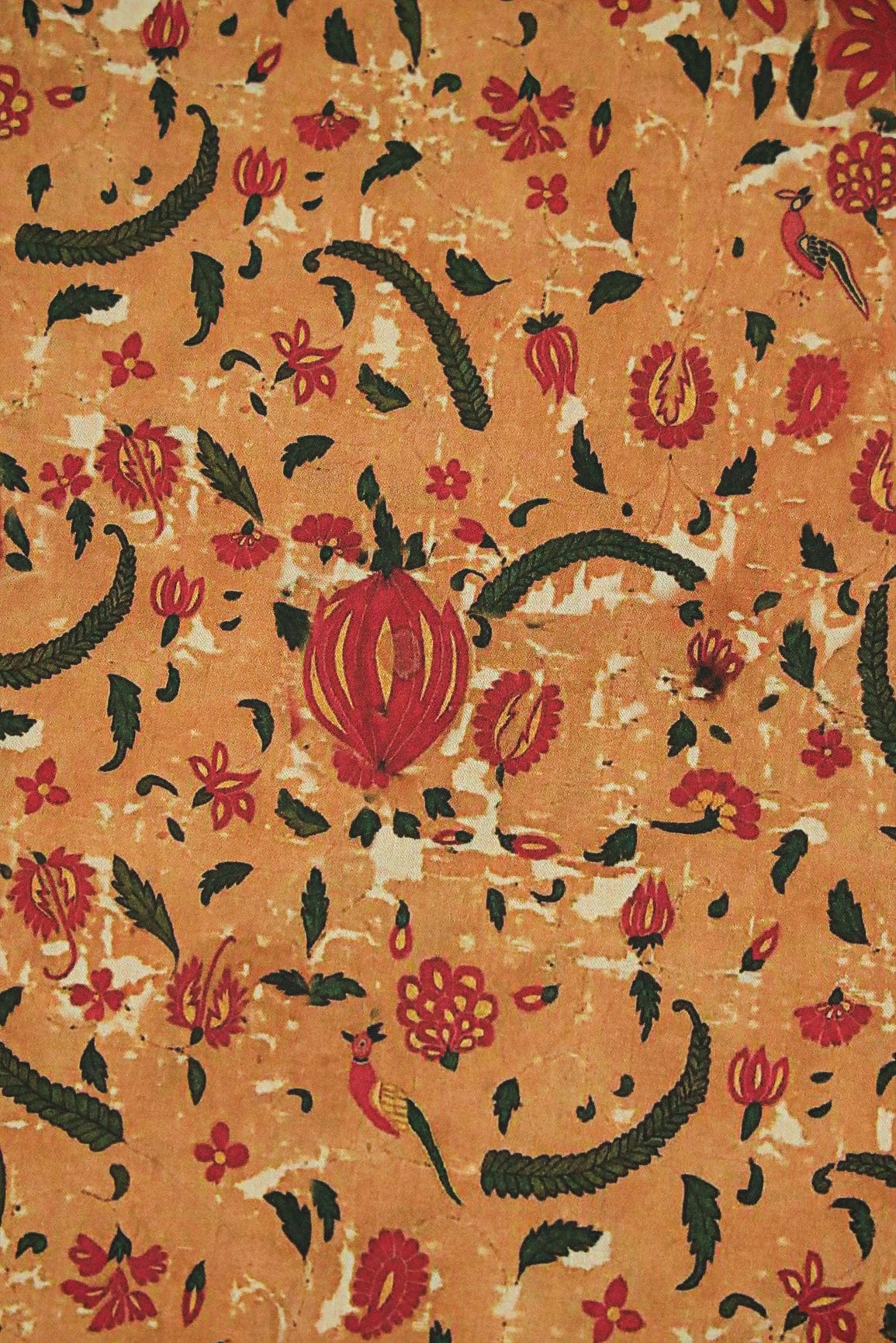 Vibrant Colour Floral Digital Print on Satin Fabric - doeraa