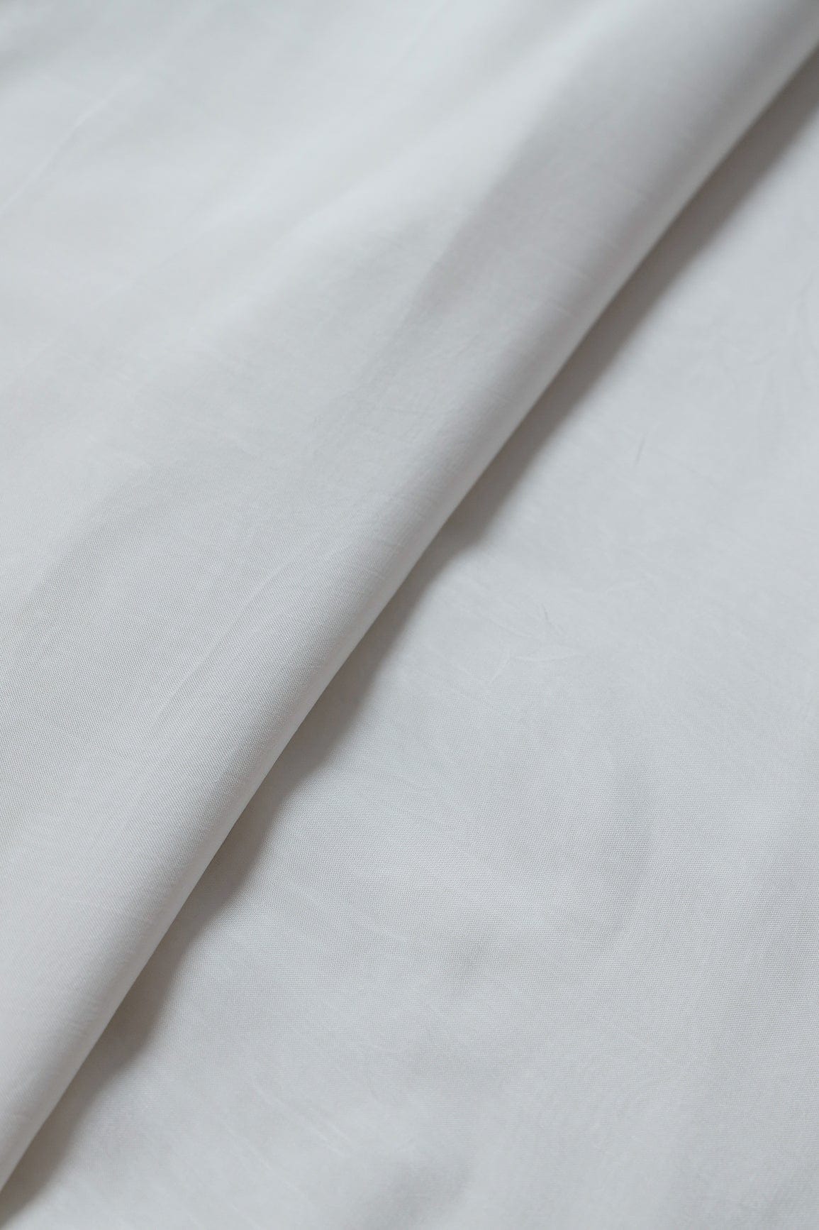 White Dyeable Viscose Organza Fabric - doeraa