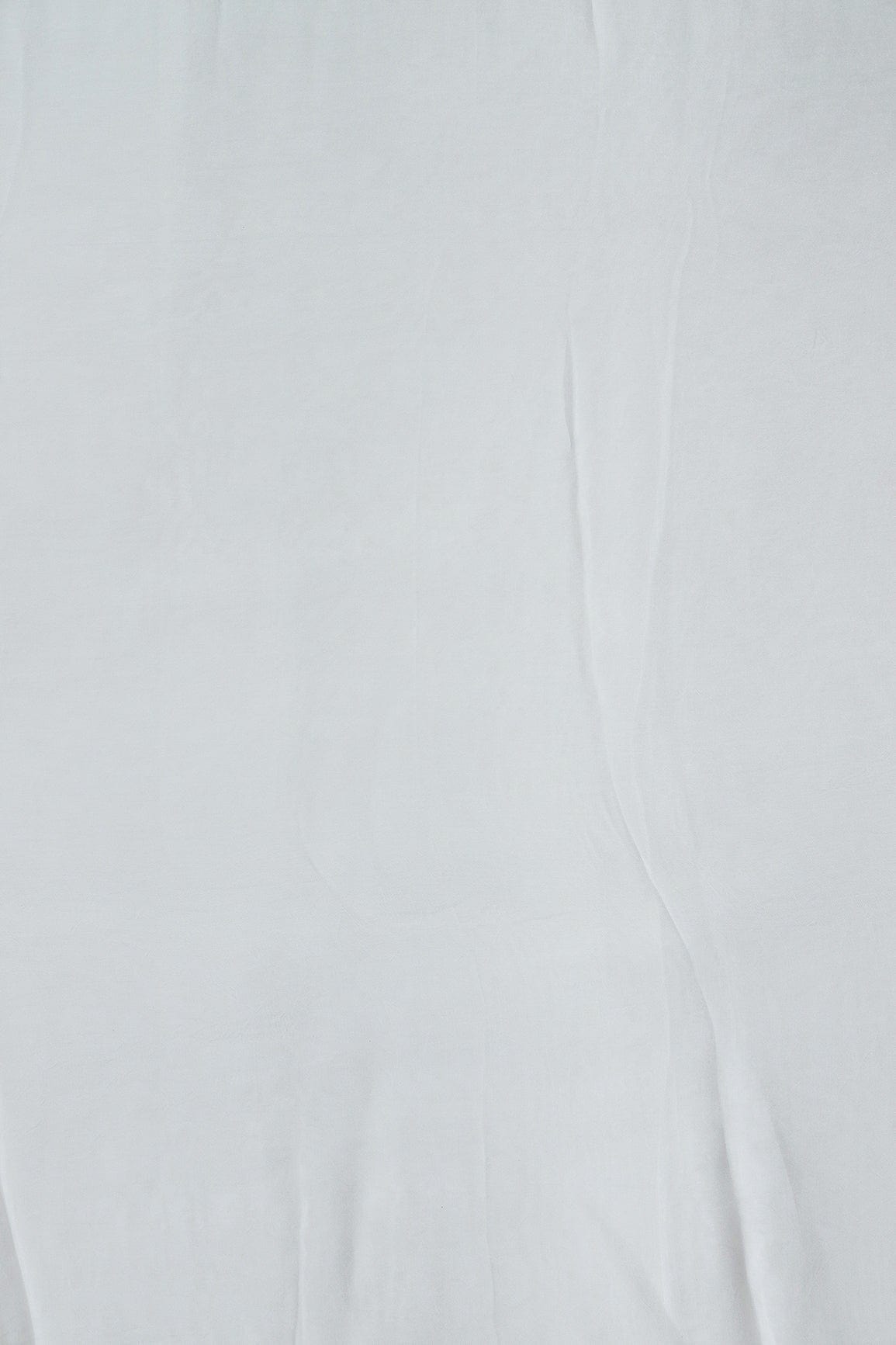 White Dyeable Viscose Organza Fabric - doeraa