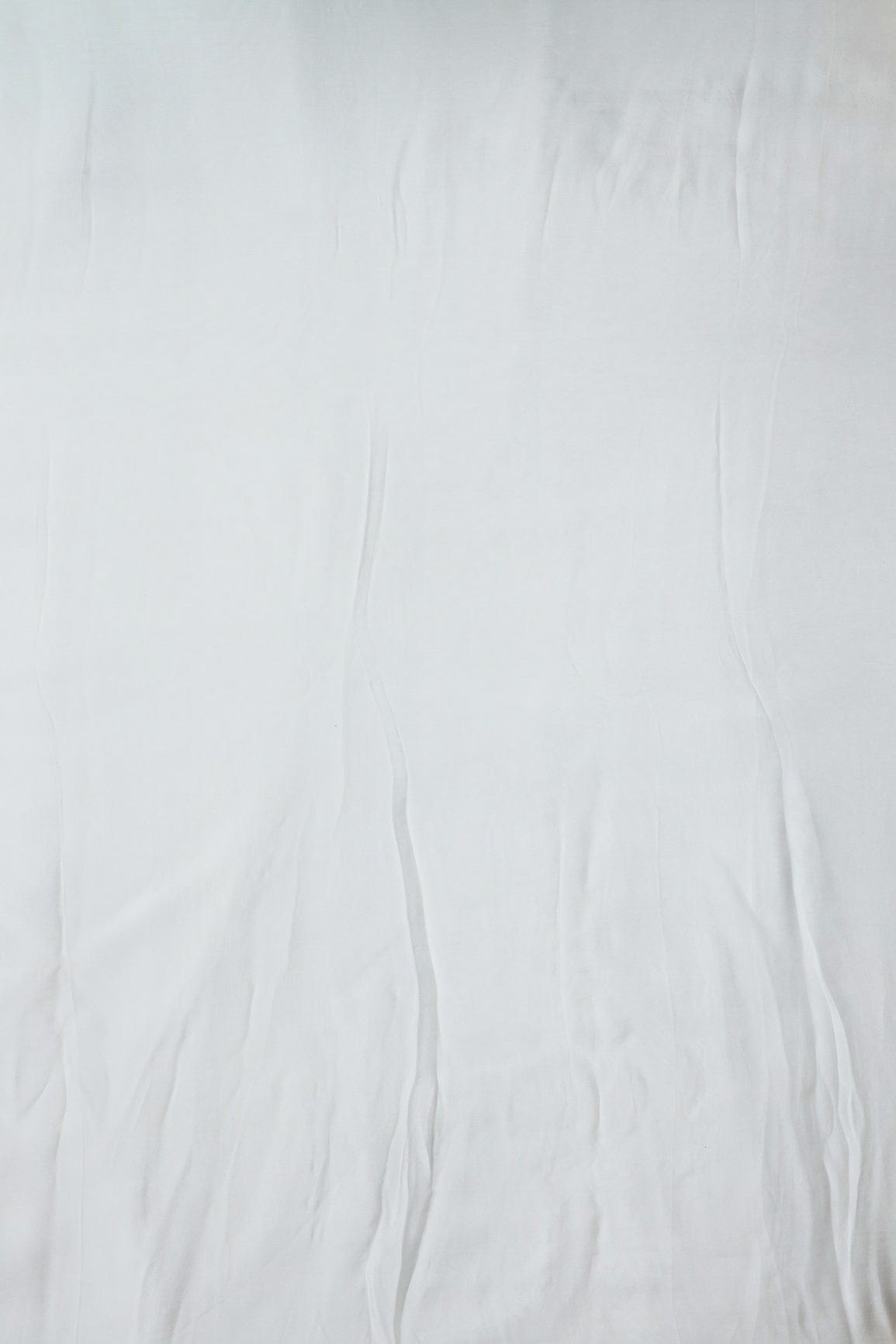 White Dyeable Viscose Organza Fabric - doeraa