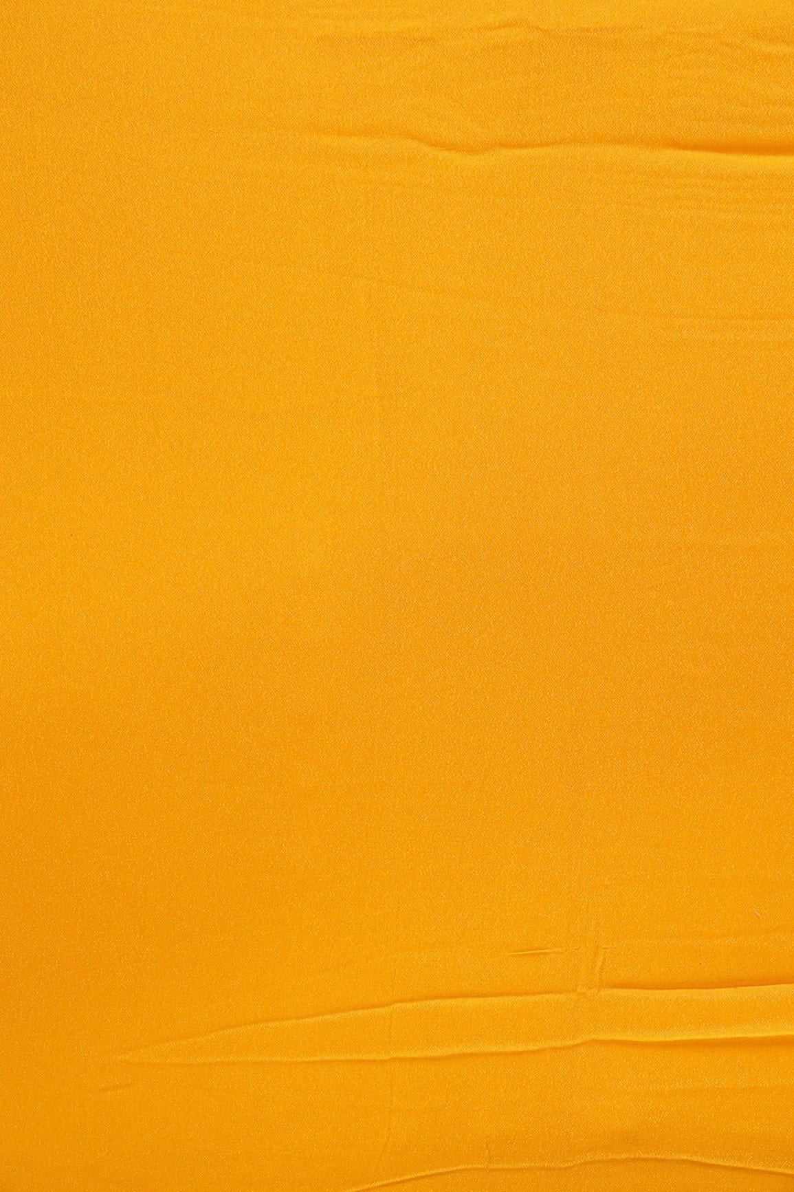 Yellow Dyed Viscose Georgette Fabric - doeraa