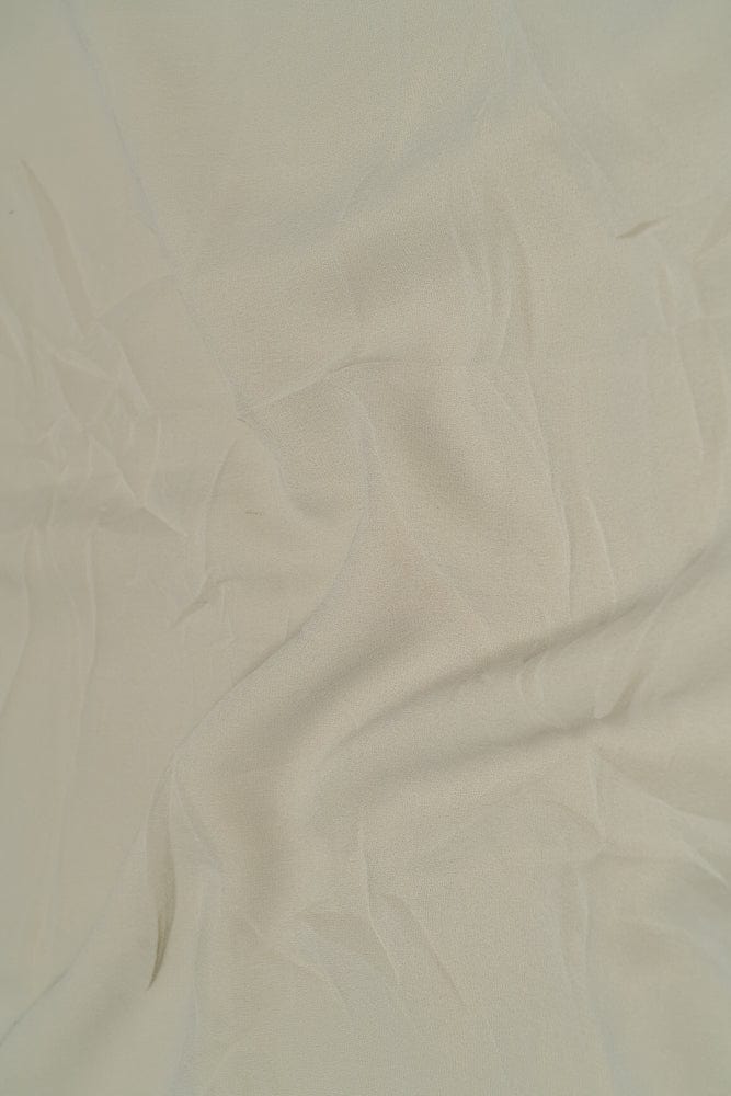 Cement Grey Dyed Georgette Fabric - doeraa
