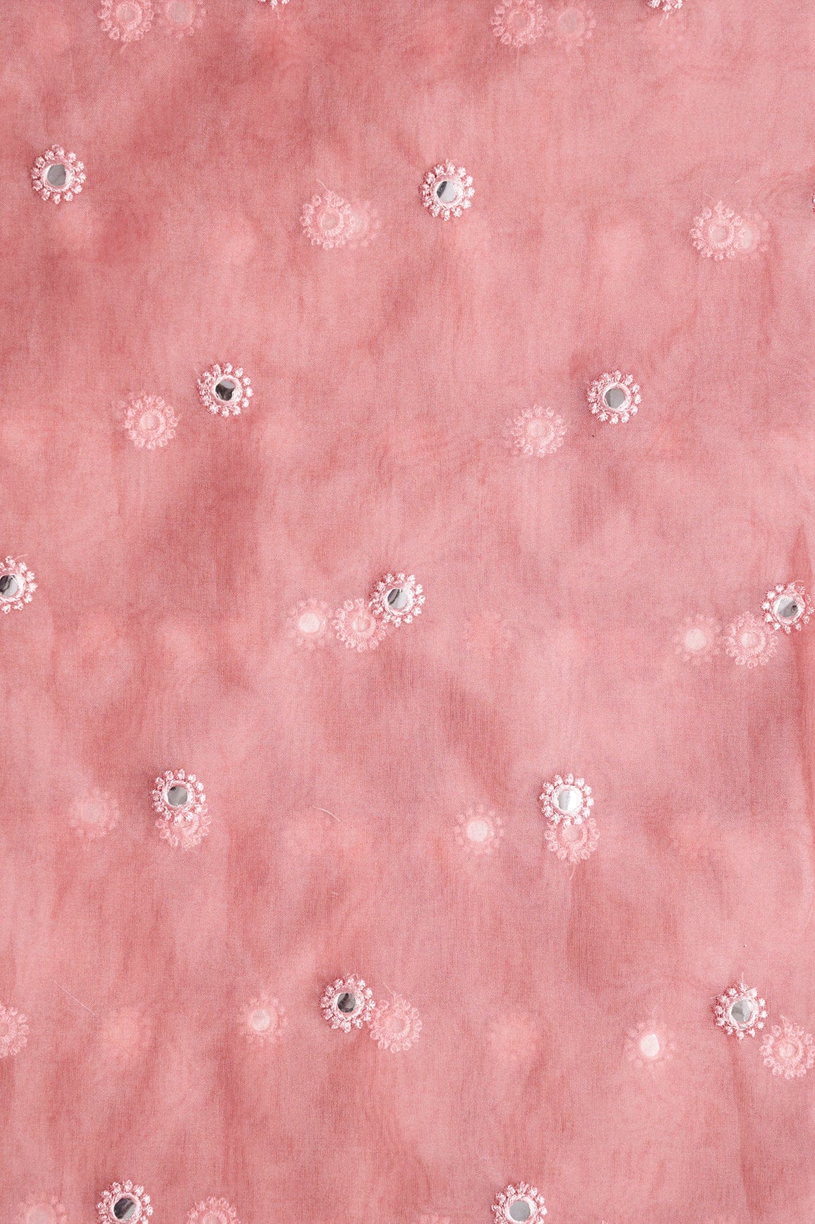 doeraa LEHENGA SET Beige And Coral Pink Unstitched Lehenga Set Fabric (3 Piece)