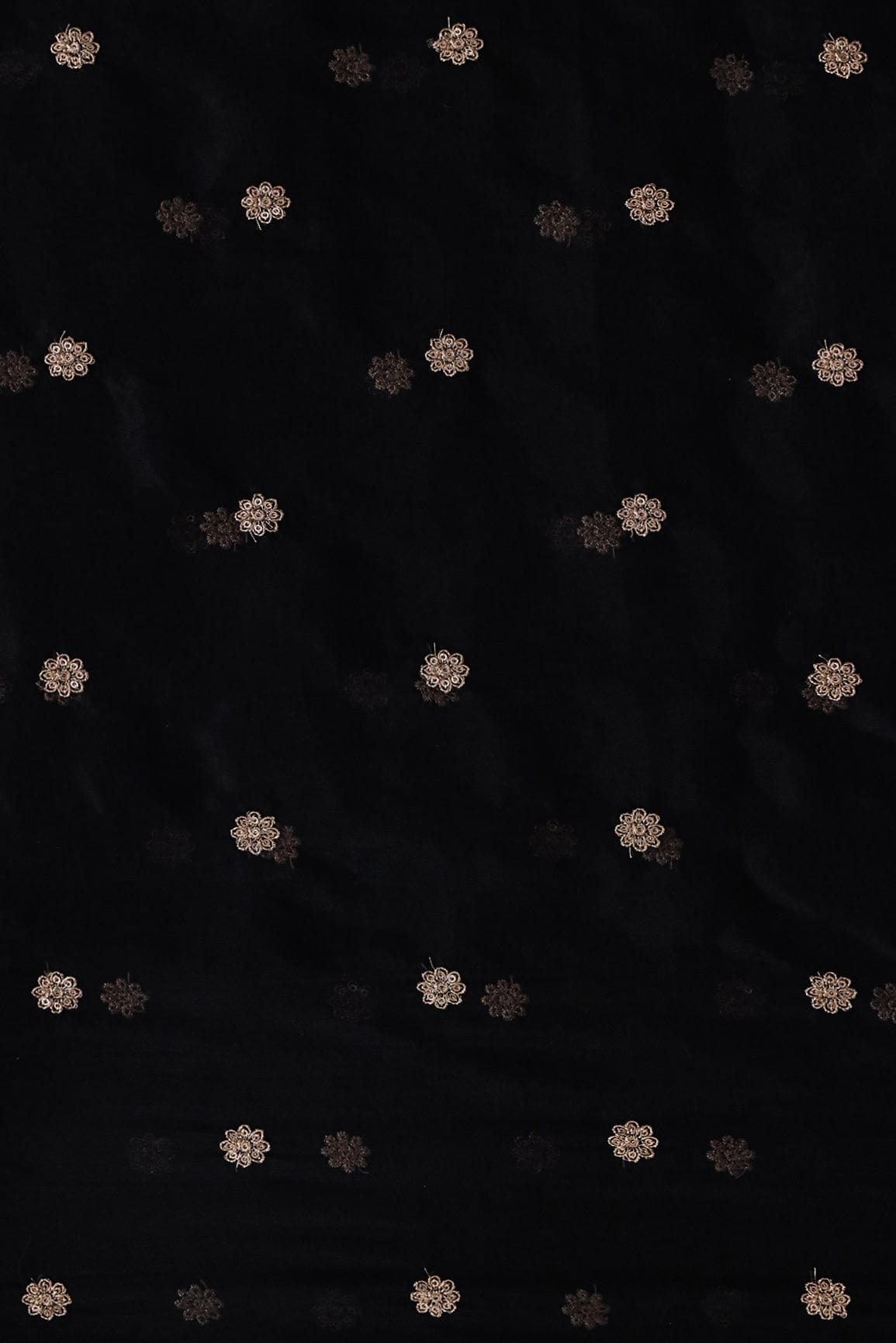 doeraa LEHENGA SET Black and Light Beige Unstitched Lehenga Set Fabric (3 Piece)