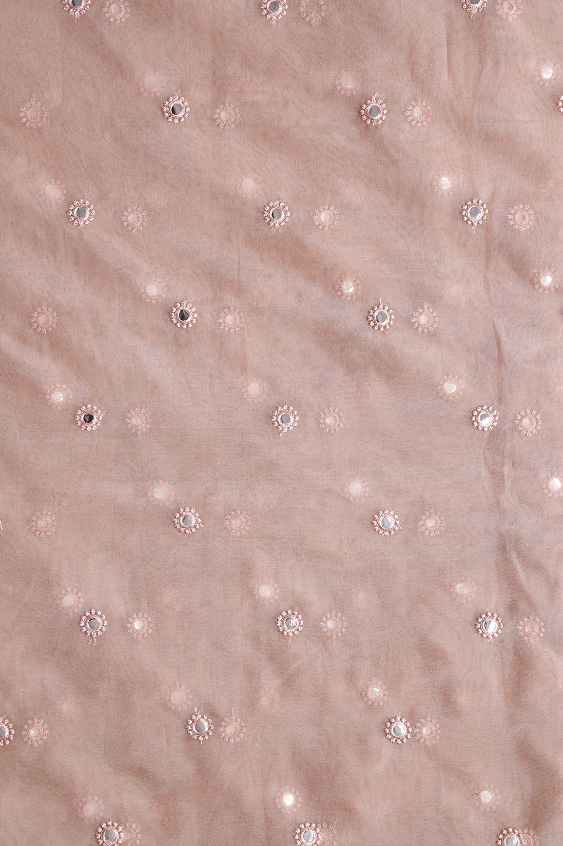 doeraa LEHENGA SET Copy of Cream And Coral Pink Unstitched Lehenga Set Fabric (3 Piece)