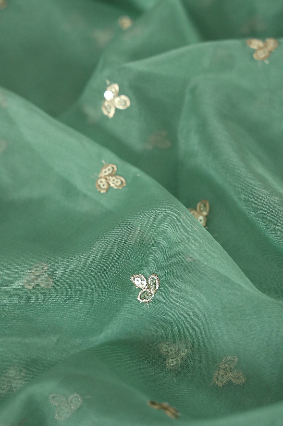 doeraa LEHENGA SET Copy of Green and Yellow Unstitched Lehenga Set Fabric (3 Piece)