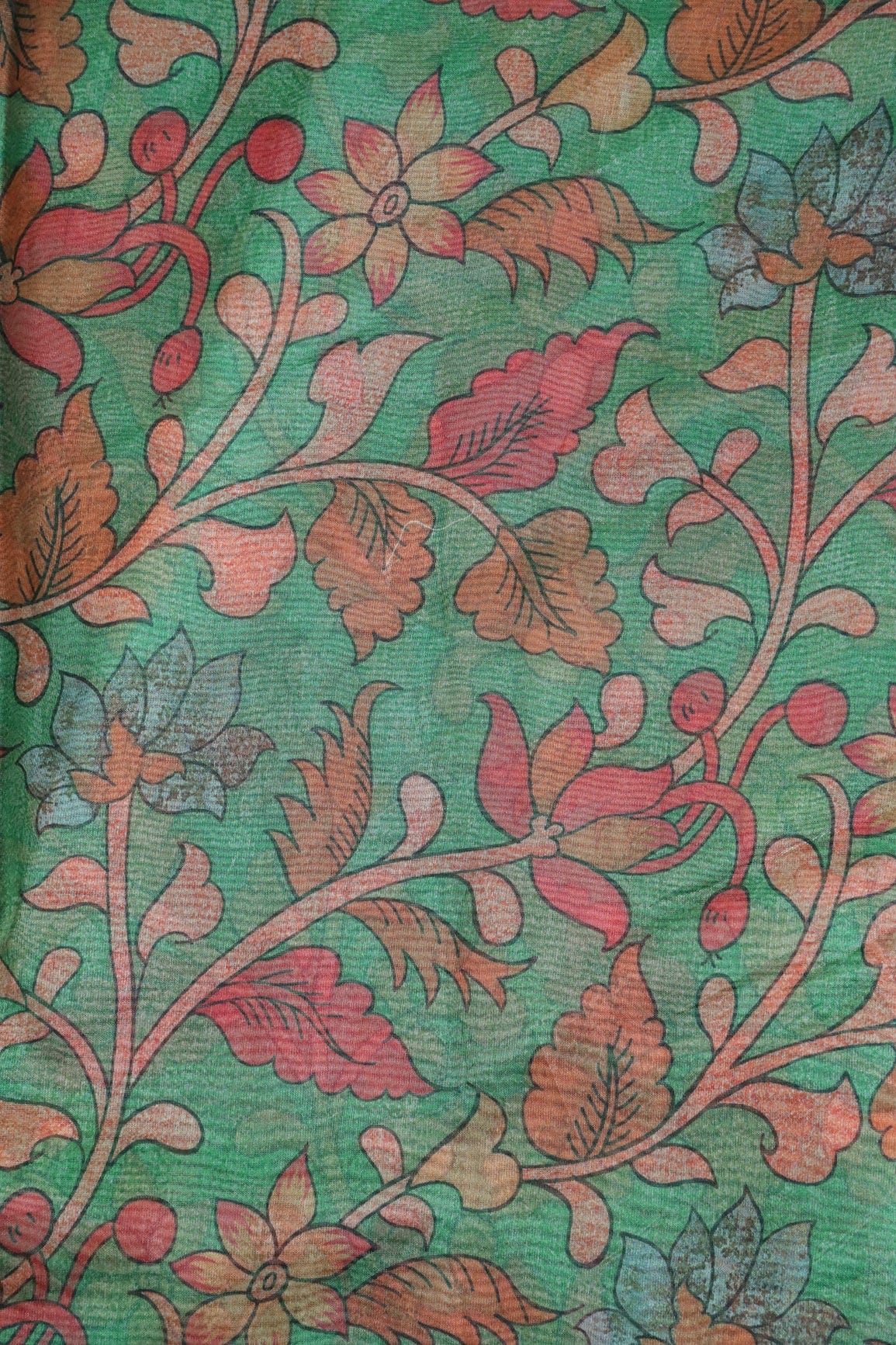 doeraa LEHENGA SET Green and Fuchsia Unstitched Lehenga Set Fabric (3 Piece)