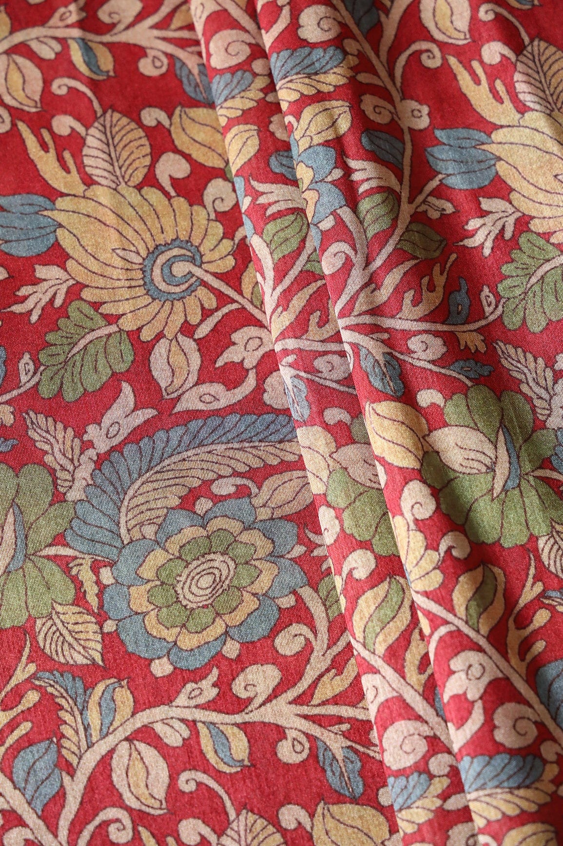 doeraa LEHENGA SET Red And Beige Unstitched Lehenga Set Fabric (3 Piece)
