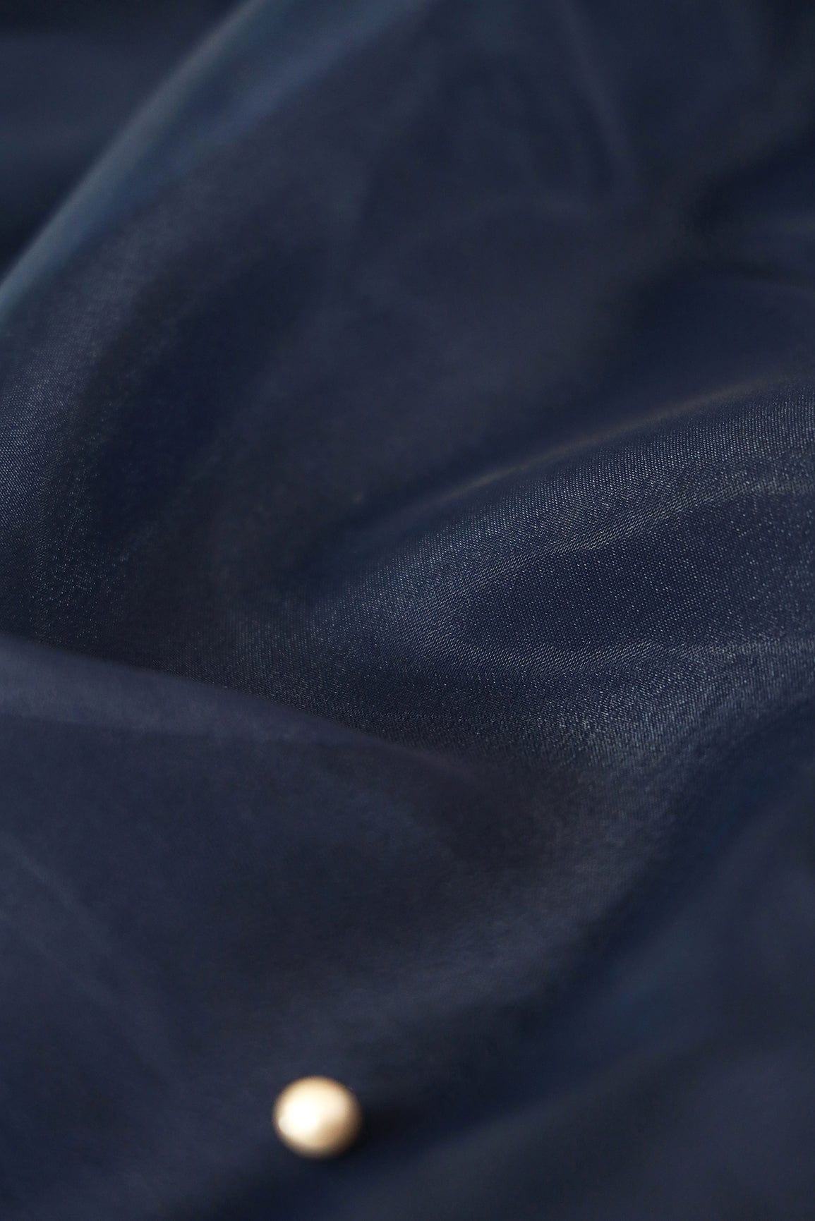 doeraa Plain Dyed Fabrics Navy Blue Dyed Tissue Fabric